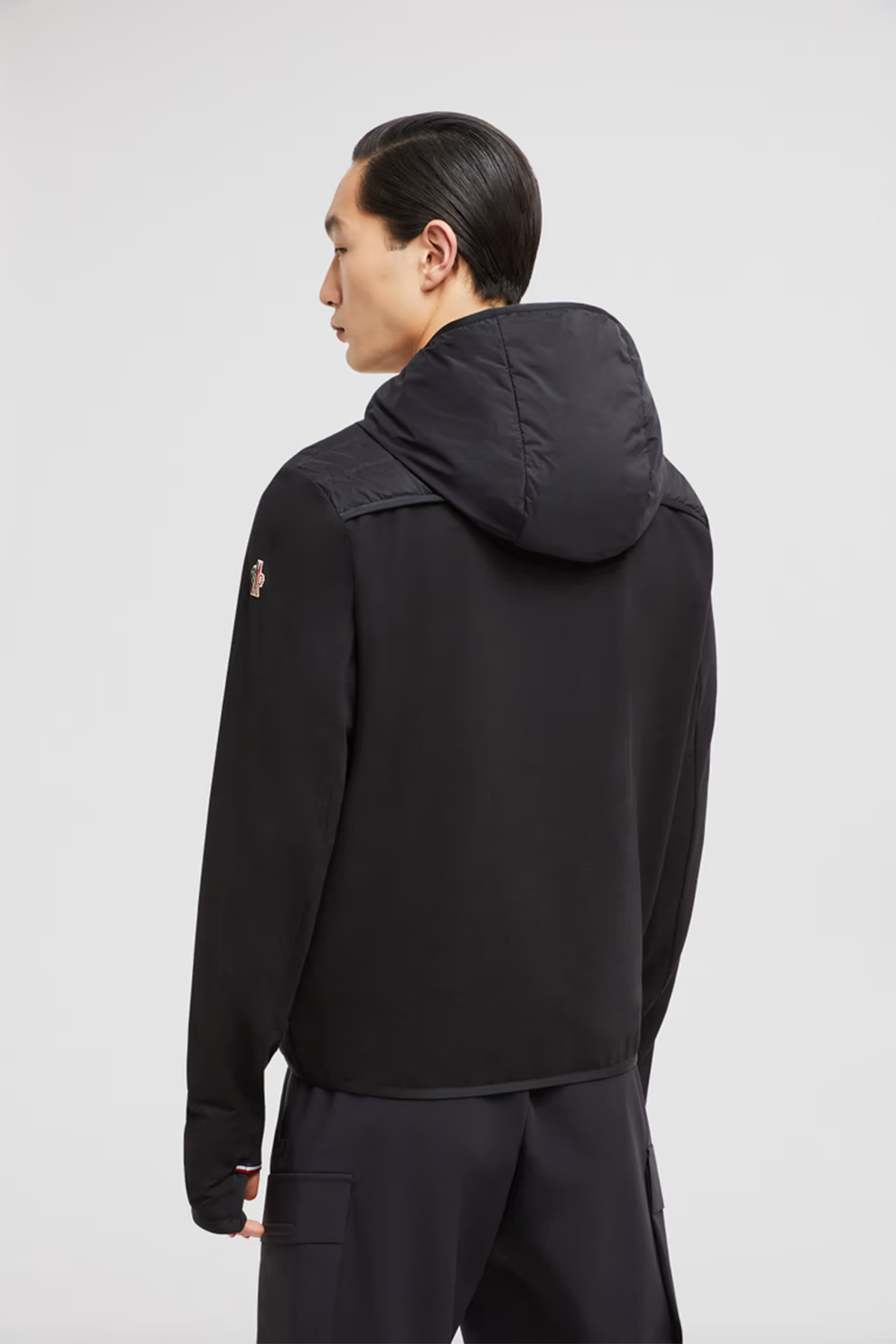 Moncler Grenoble Herren Jacke mit Daunenfront Schwarz SCHWARZ Bild 4