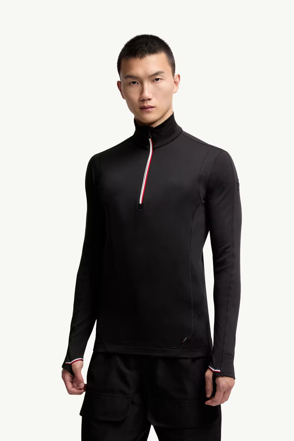 Moncler Grenoble Herren Polartec-Sweatshirt Schwarz SCHWARZ Bild 3