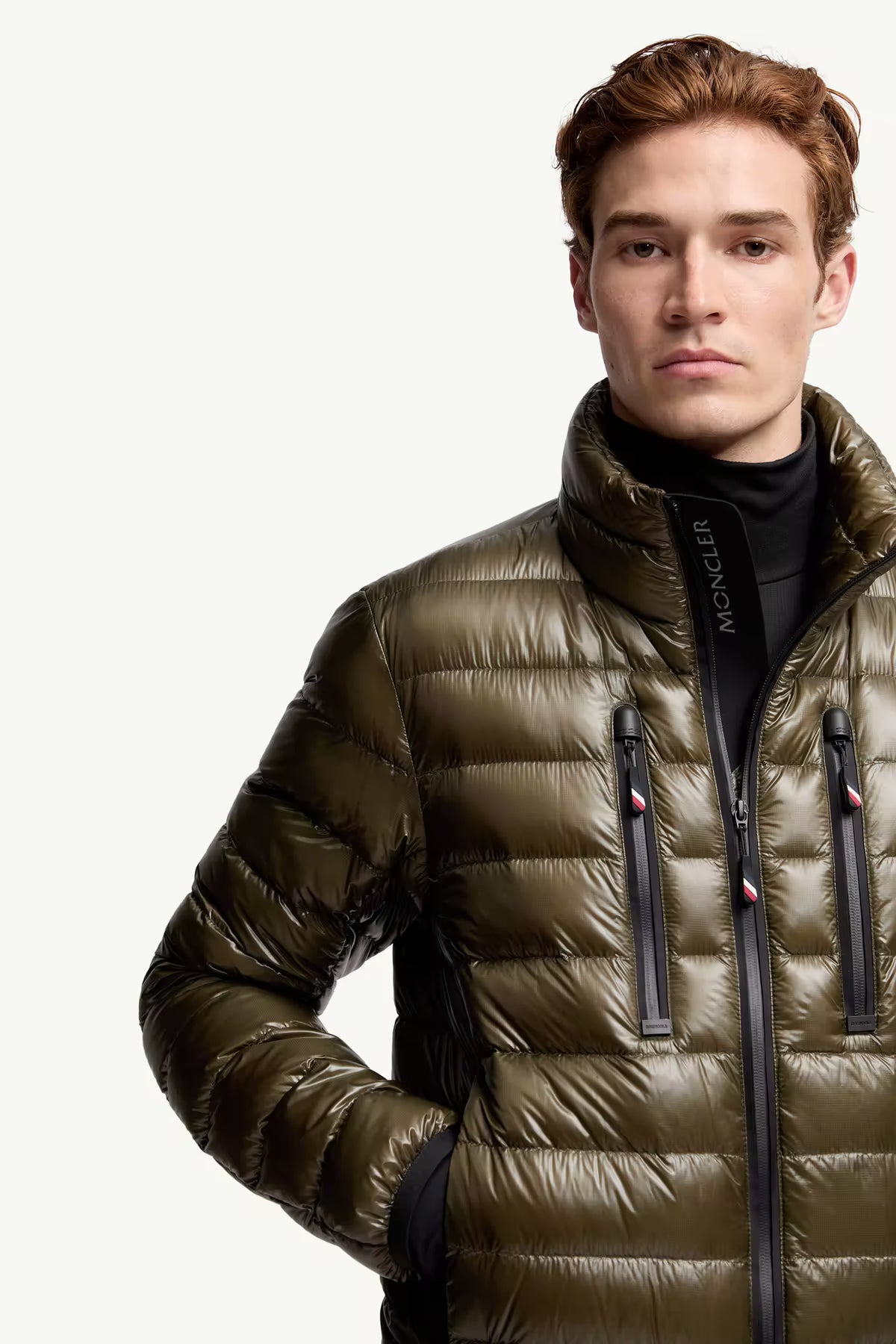Moncler Grenoble Herren Skijacke Hers Olive GRÜN Bild 5