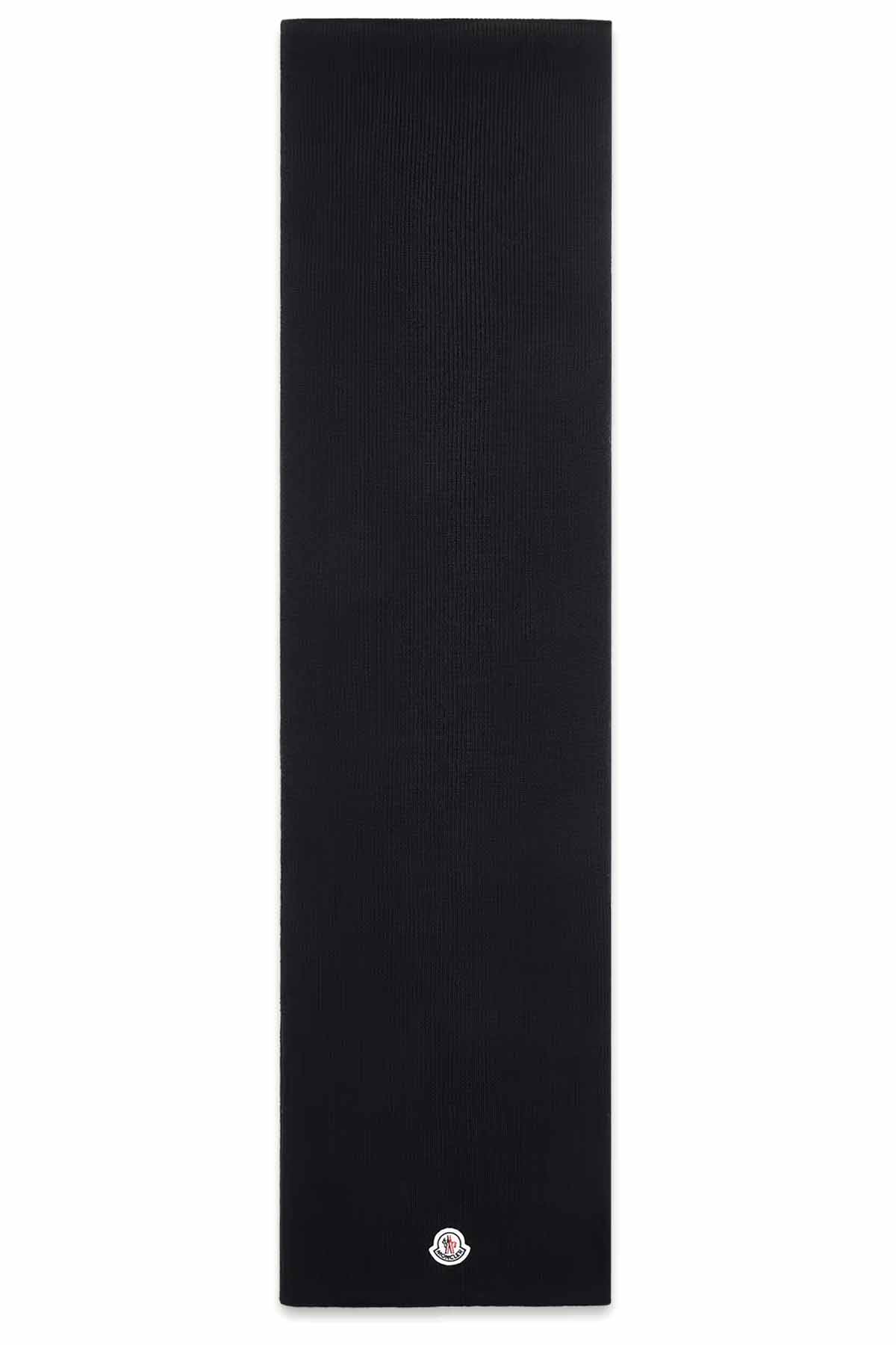 Moncler Herren Strickschal Schwarz SCHWARZ Bild 1