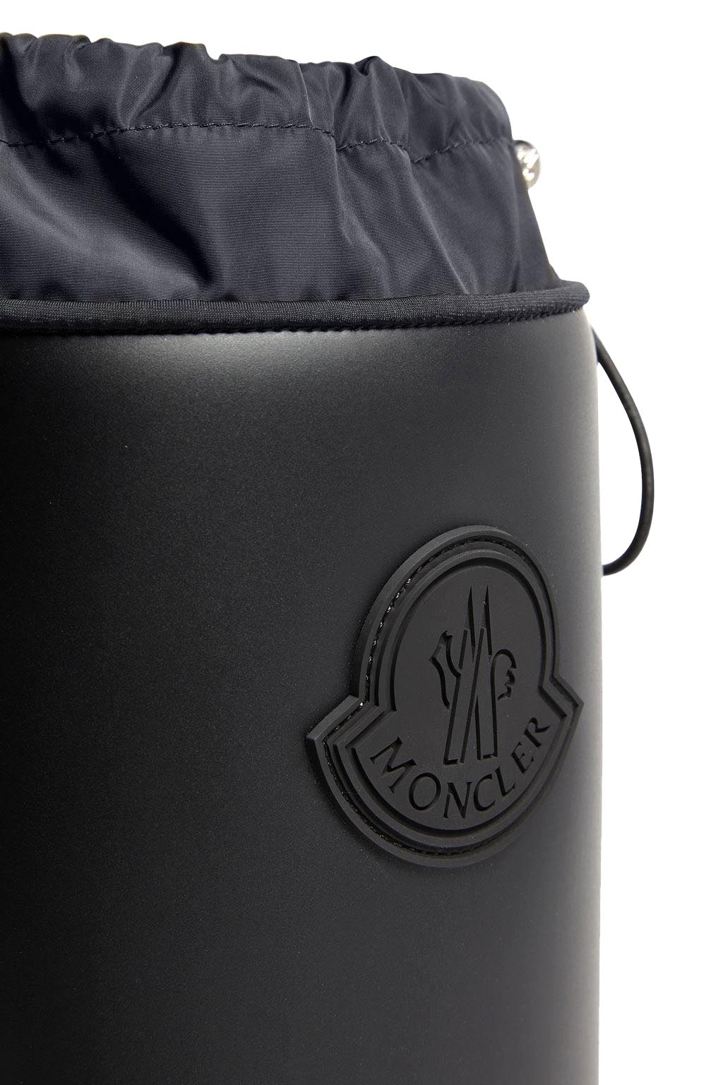 Moncler hohe Damen Regenstiefel Kickstream Schwarz 999 Bild 4