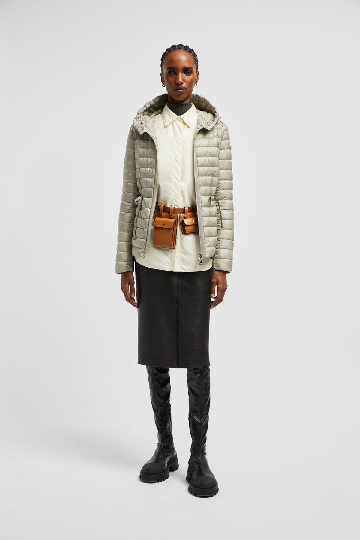 Moncler leichte Damen Daunenjacke Raie Hellgrau HELLGRAU Bild 2