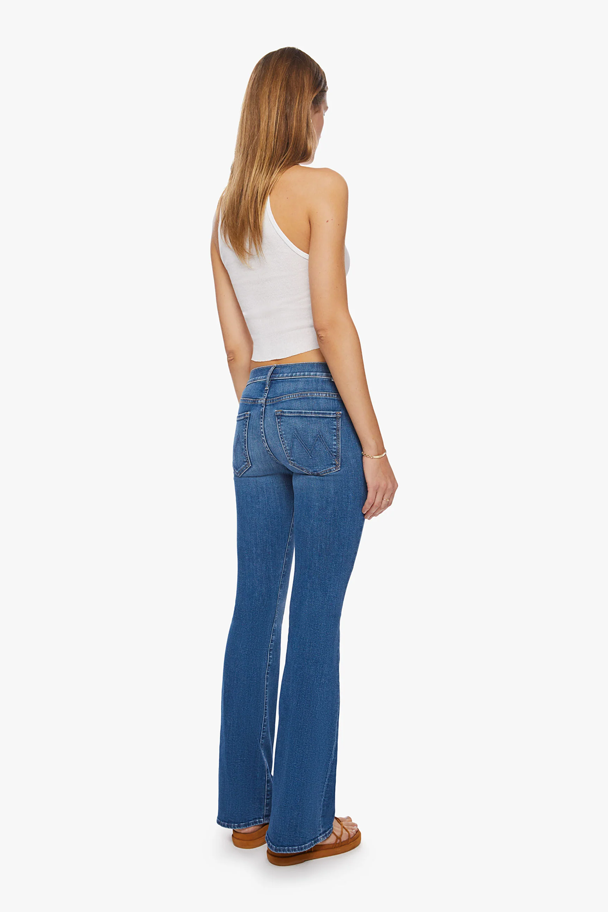 MOTHER Damen Jeans The Down Low Weekender Heel Blau BLAU Bild 5