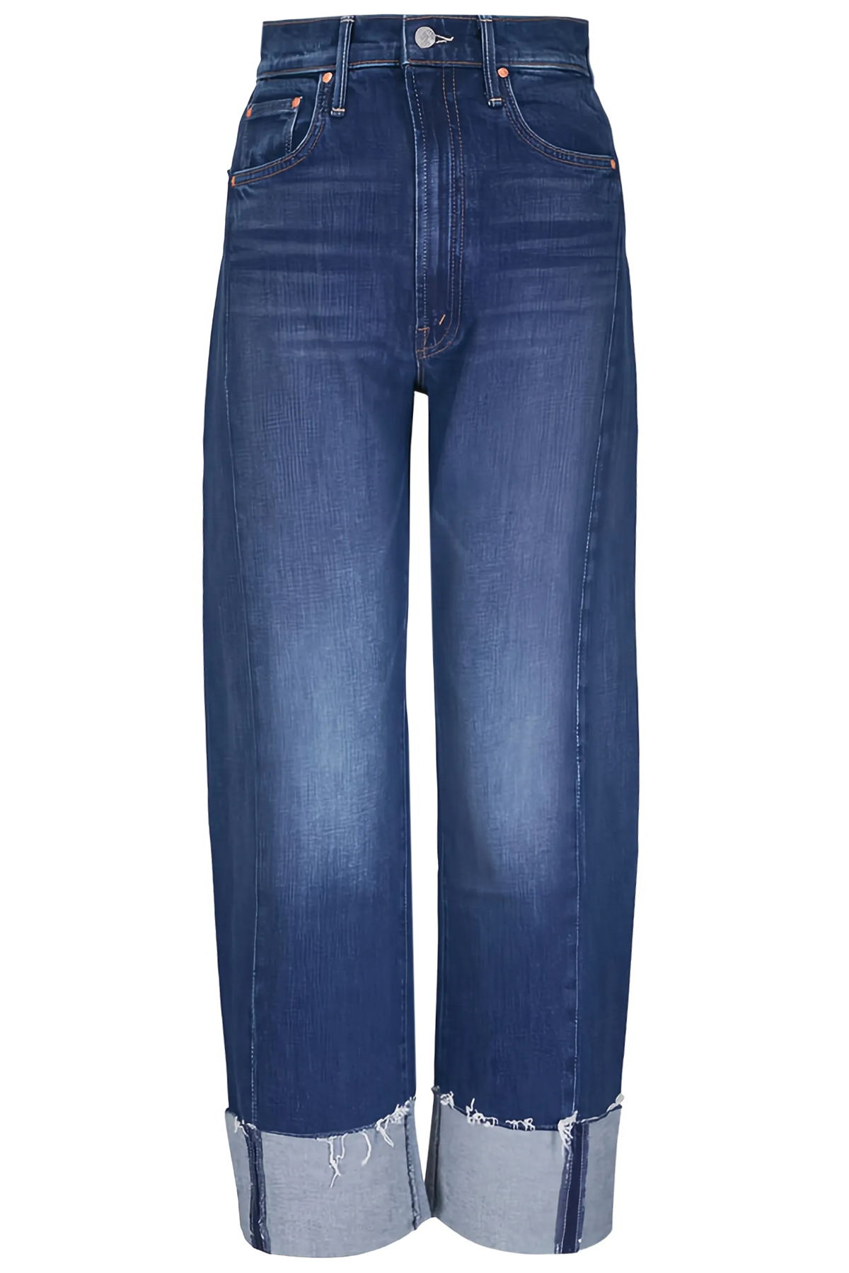 MOTHER Damen Jeans The Half-Pipe Ankle Cuff Fray Blau BLAU Bild 1