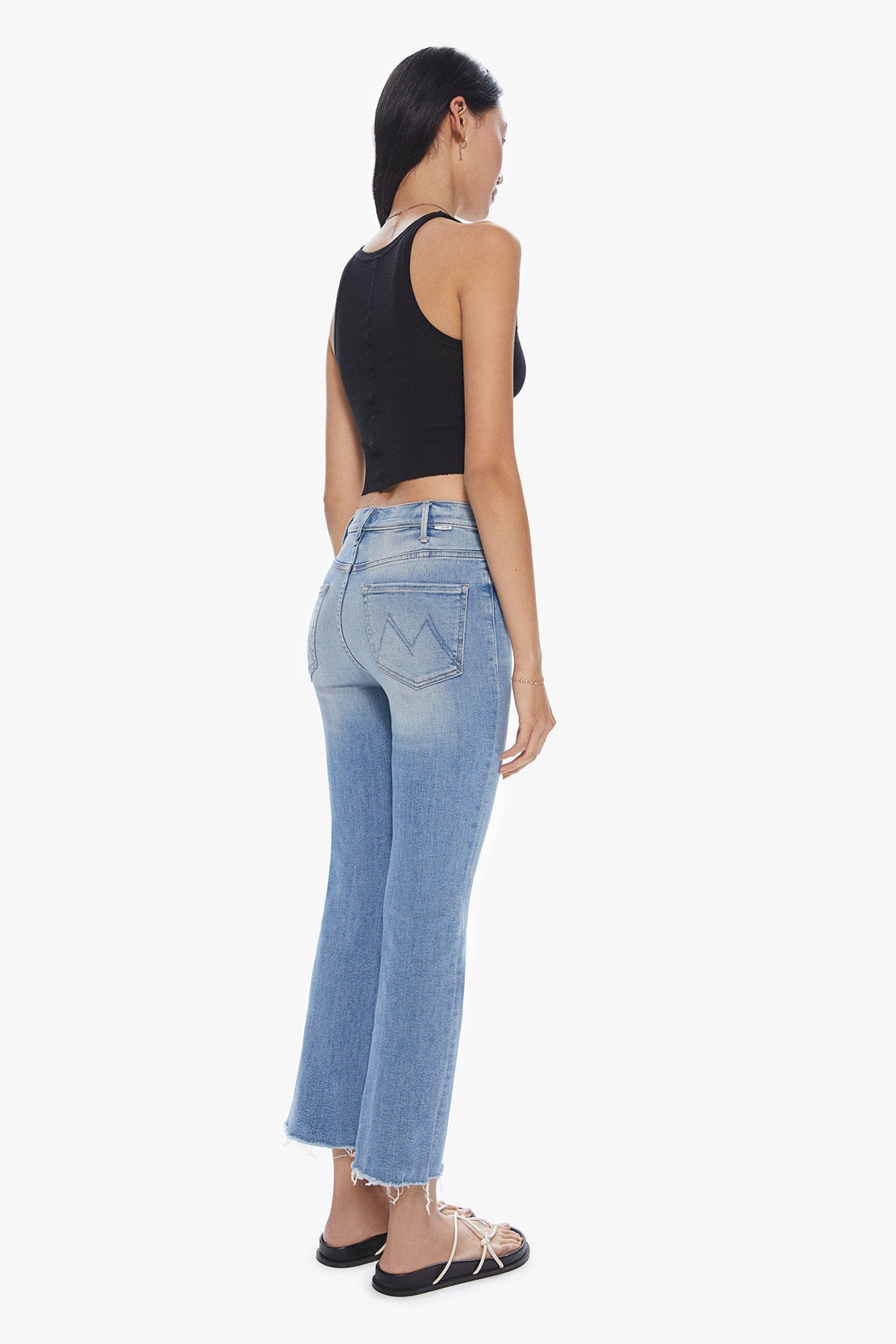 MOTHER Damen Jeans the Hustler Ankle Fray Hellblau HELLBLAU Bild 3
