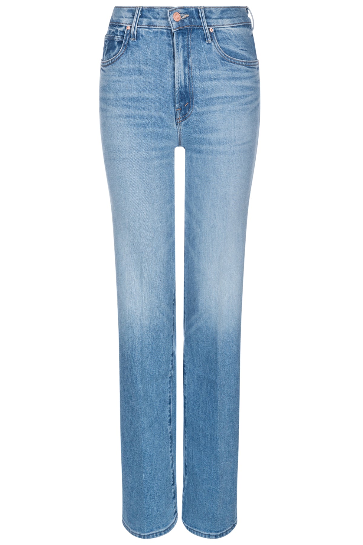 MOTHER Damen Jeans The Kick It Blau HELLBLAU Bild 1