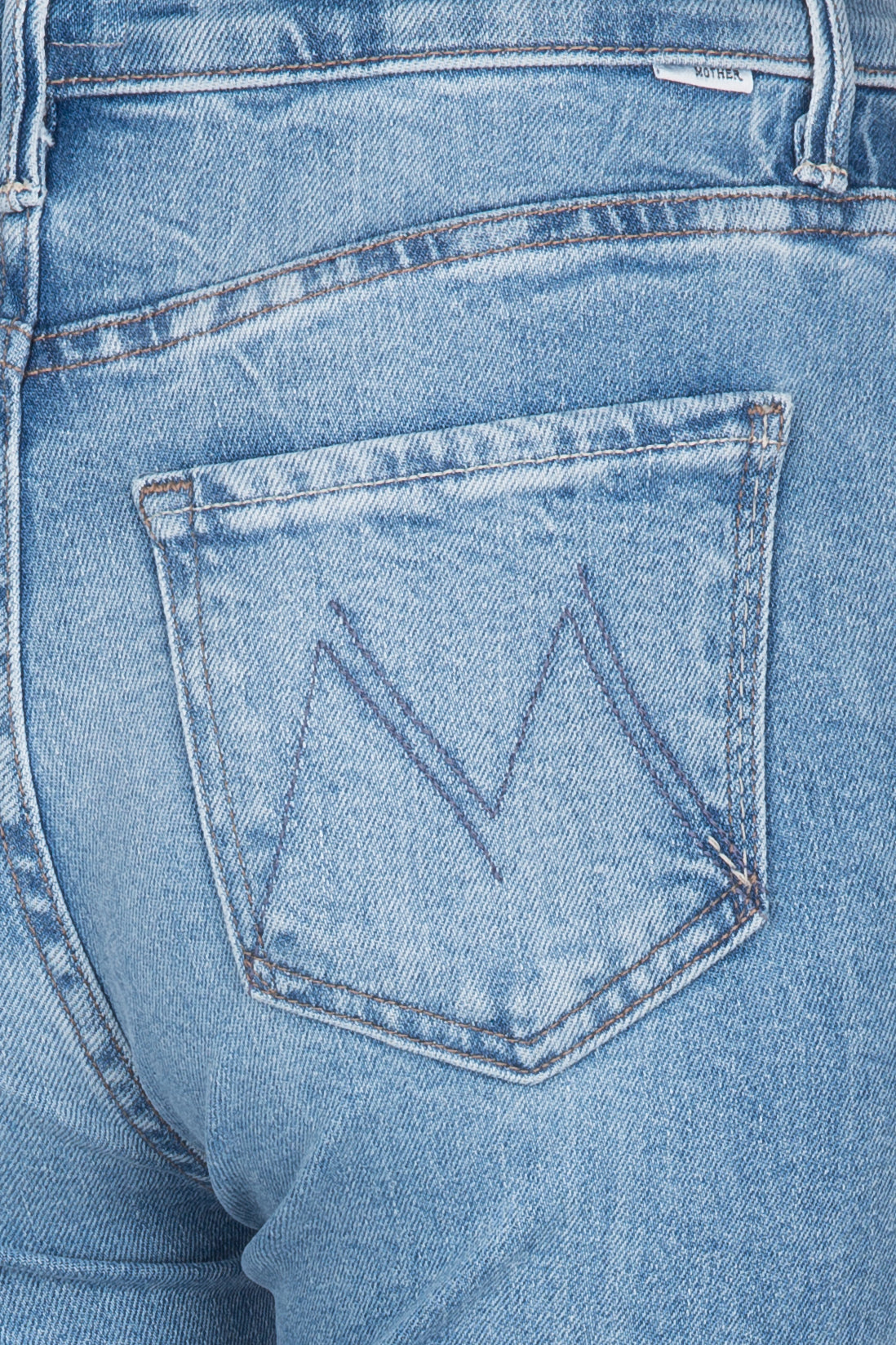 MOTHER Damen Jeans The Kick It Blau HELLBLAU Bild 6