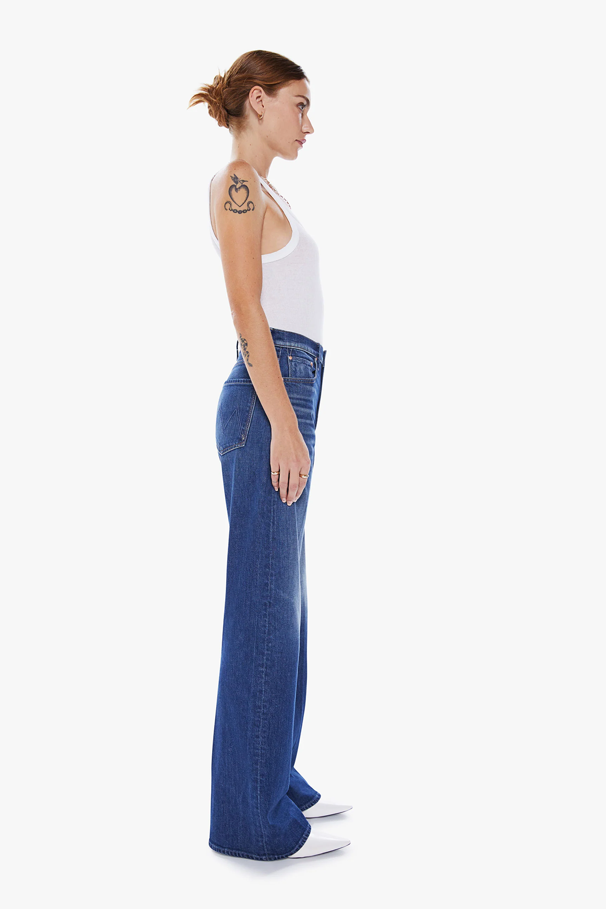 MOTHER Damen Jeans The Lasso Heel Blau BLAU Bild 4