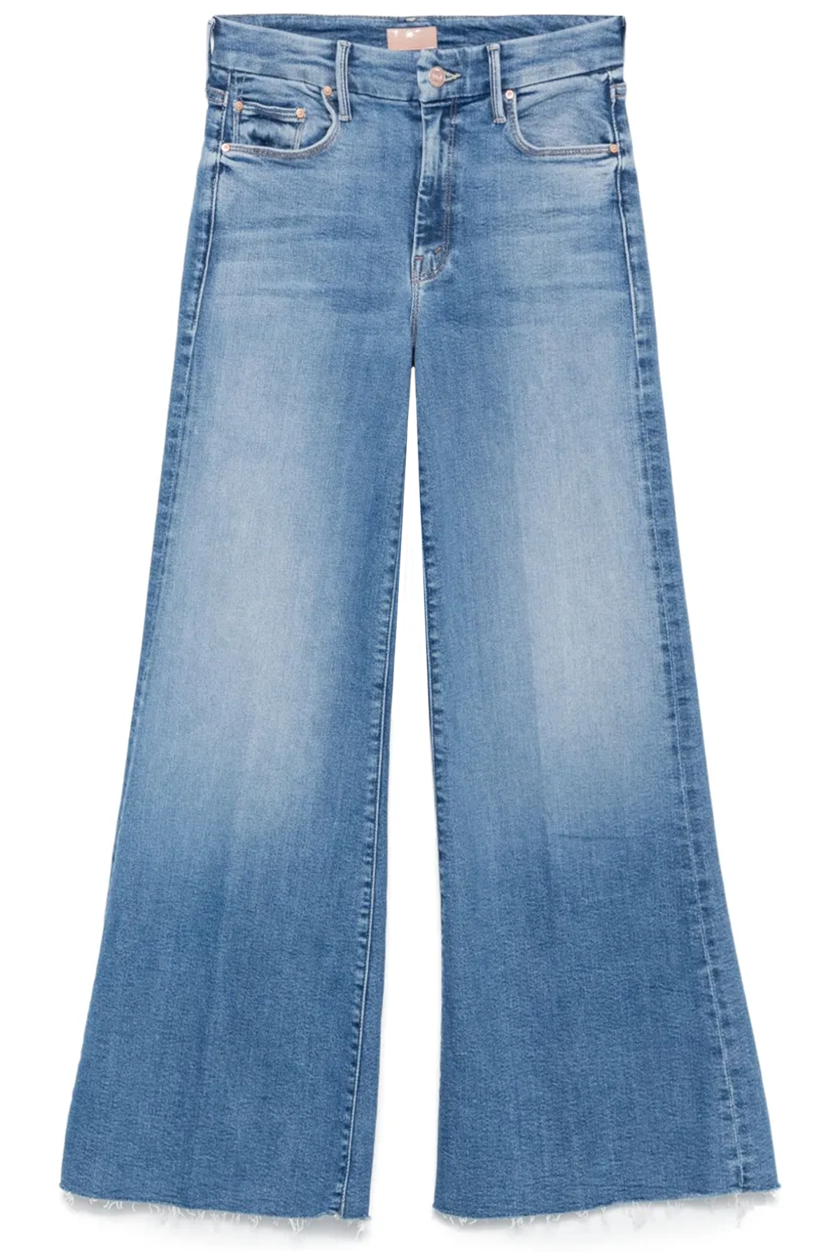 MOTHER Damen Jeans The Roller Fray Blau BLAU Bild 1