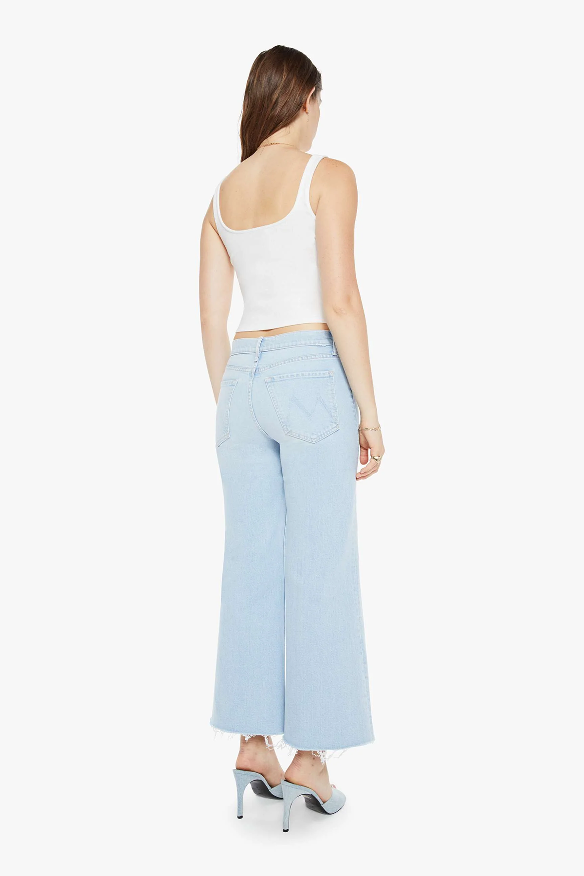 MOTHER Damen Jeans The Twist Ankle Fray Hellblau BLAU Bild 4