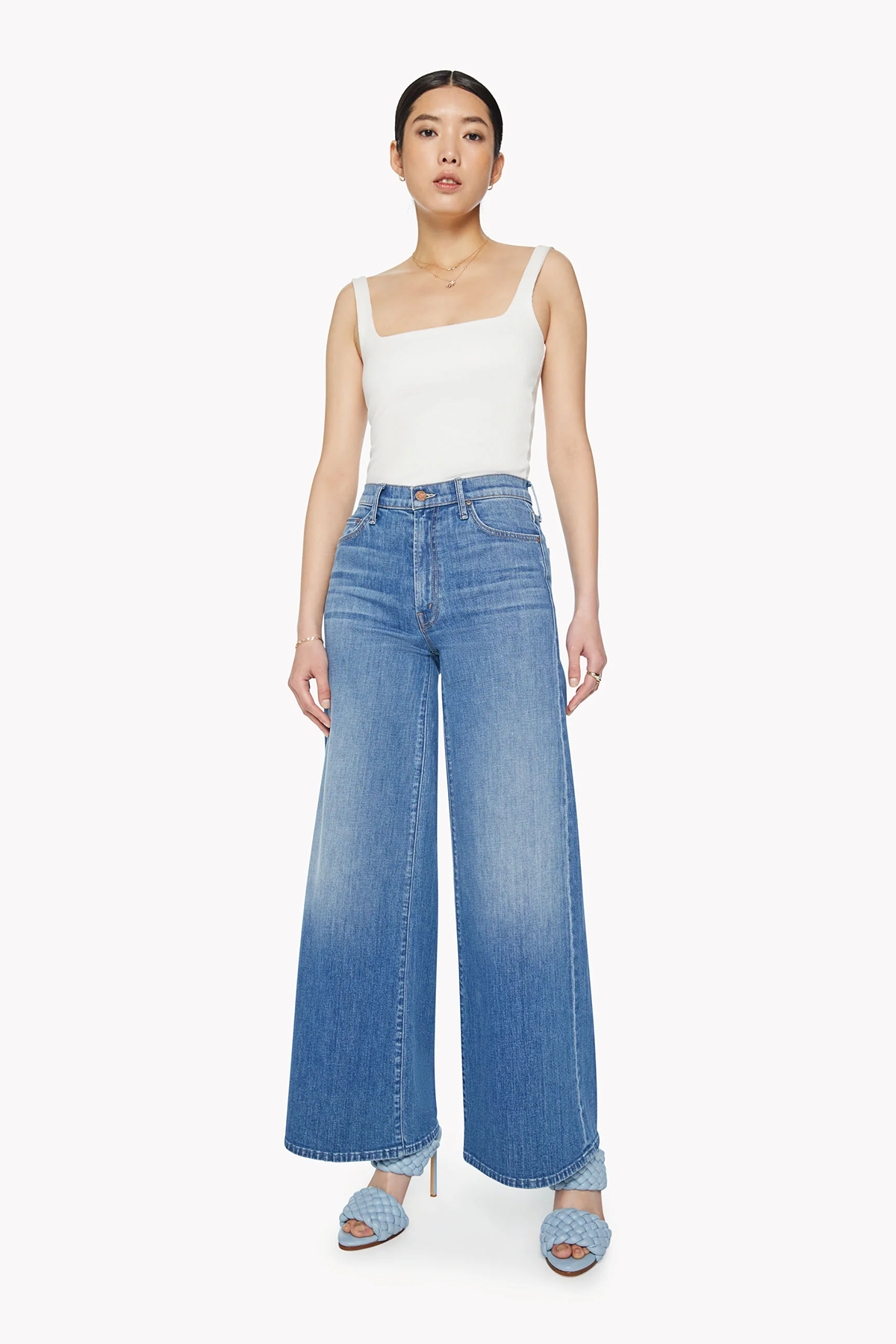 MOTHER Damen The Undercover Jeans New Sheriff In Town HELLBLAU Bild 2