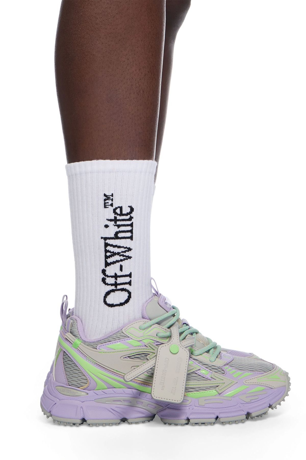 Off-White Damen Be Right Back Sneaker Grau/Lila 093F-grey-lav Bild 2