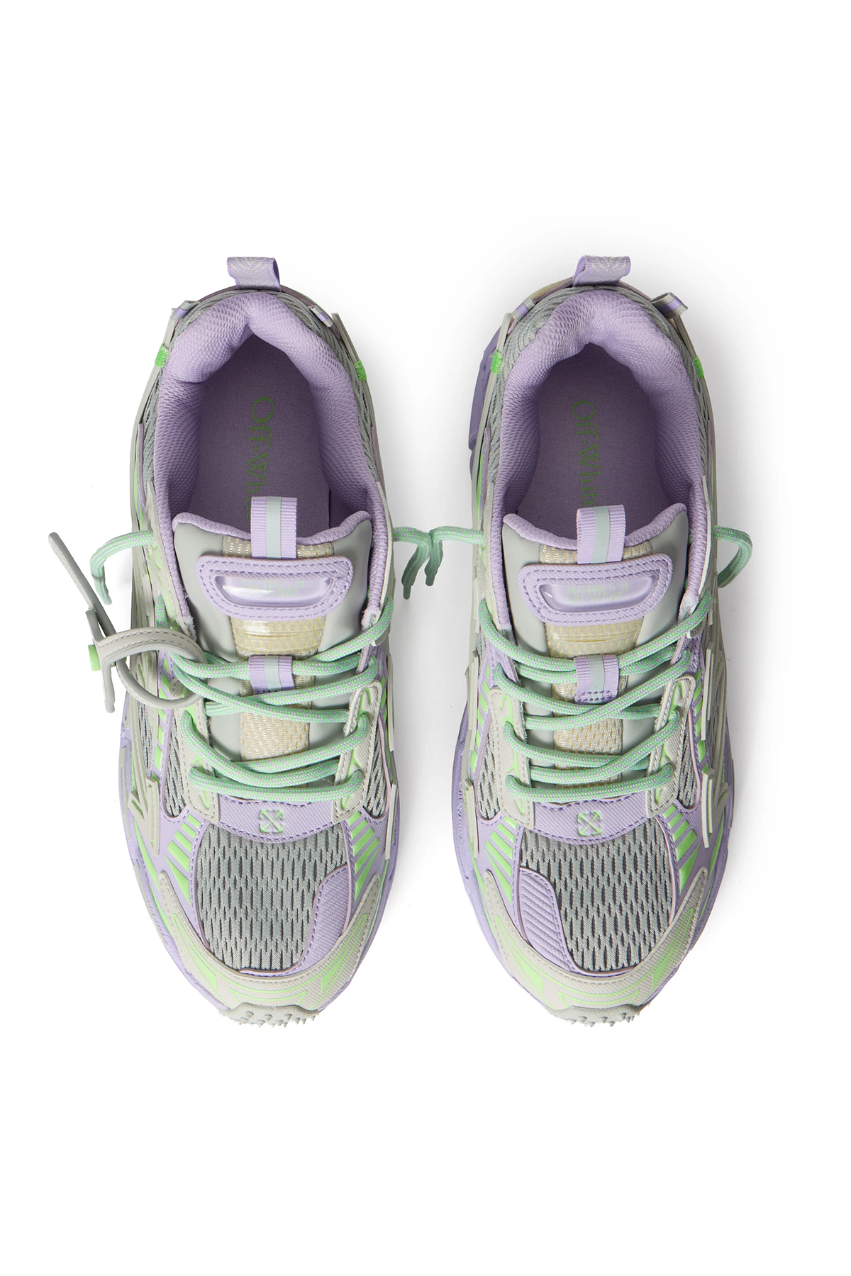 Off-White Damen Be Right Back Sneaker Grau/Lila 093F-grey-lav Bild 4