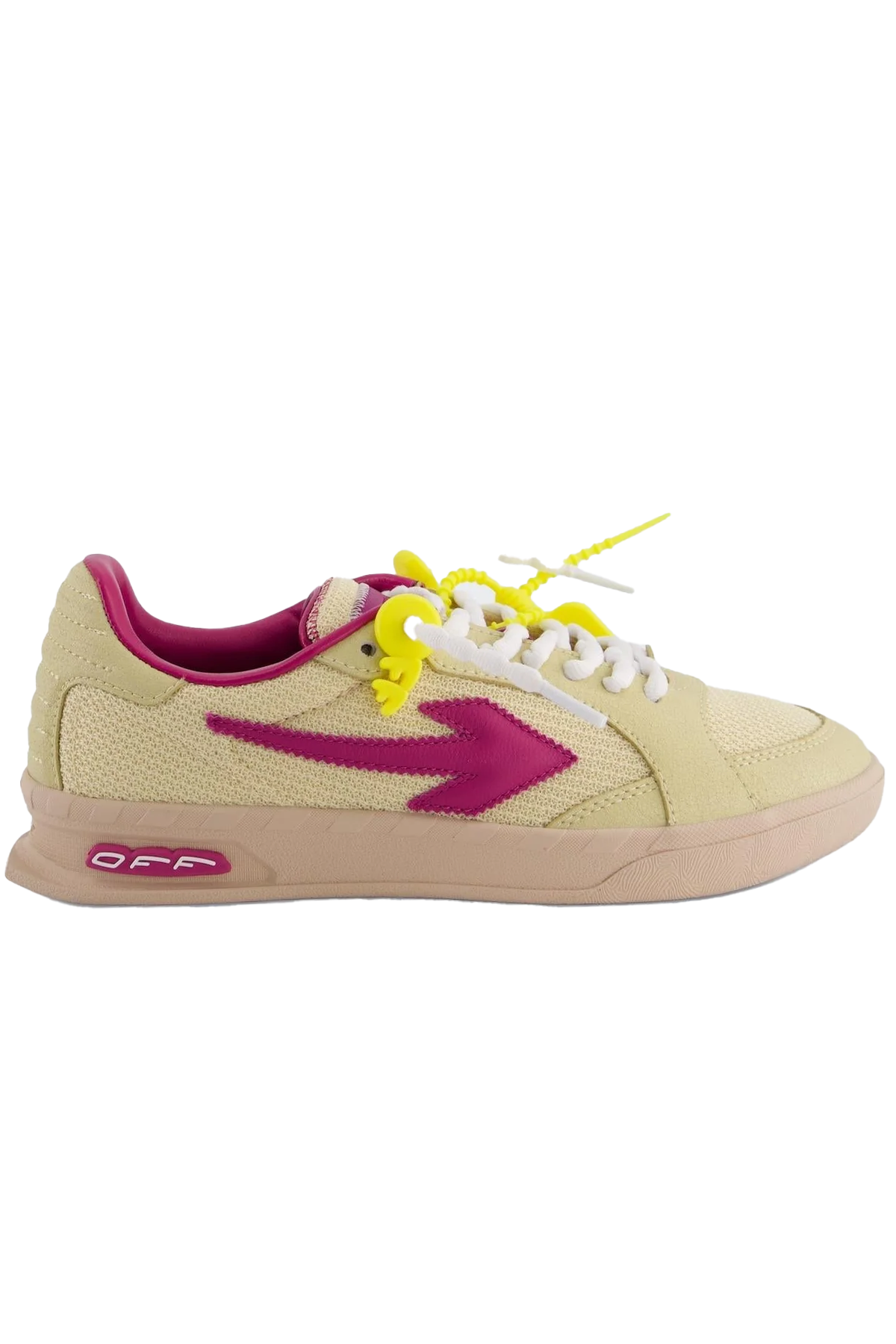 Off-White Damen End of Play Sneaker Dark Sand/Magenta BEIGE Bild 1