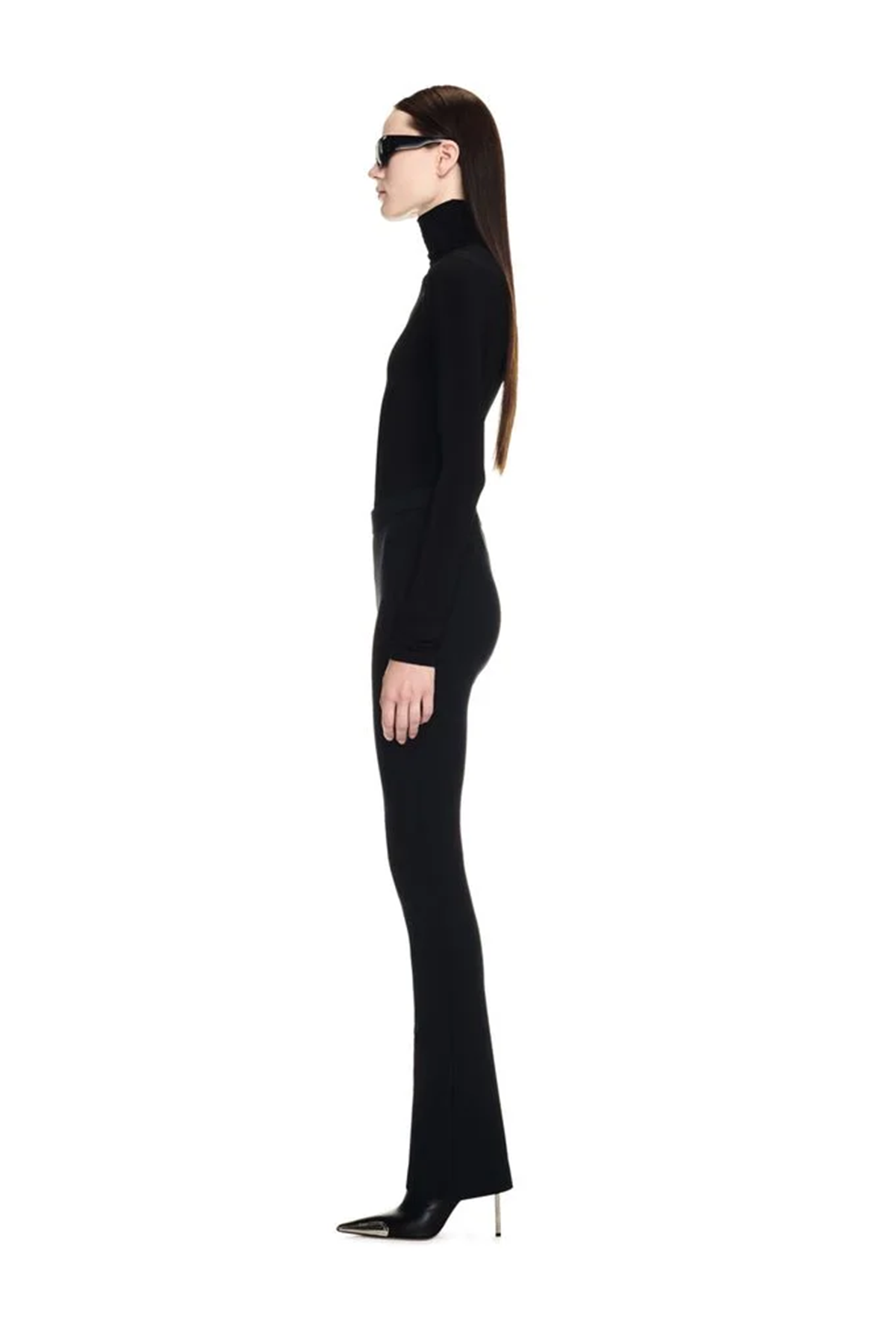 Off-White Damen Off Stamp Second Skin Rollkragenpullover 1001-black--wh Bild 3