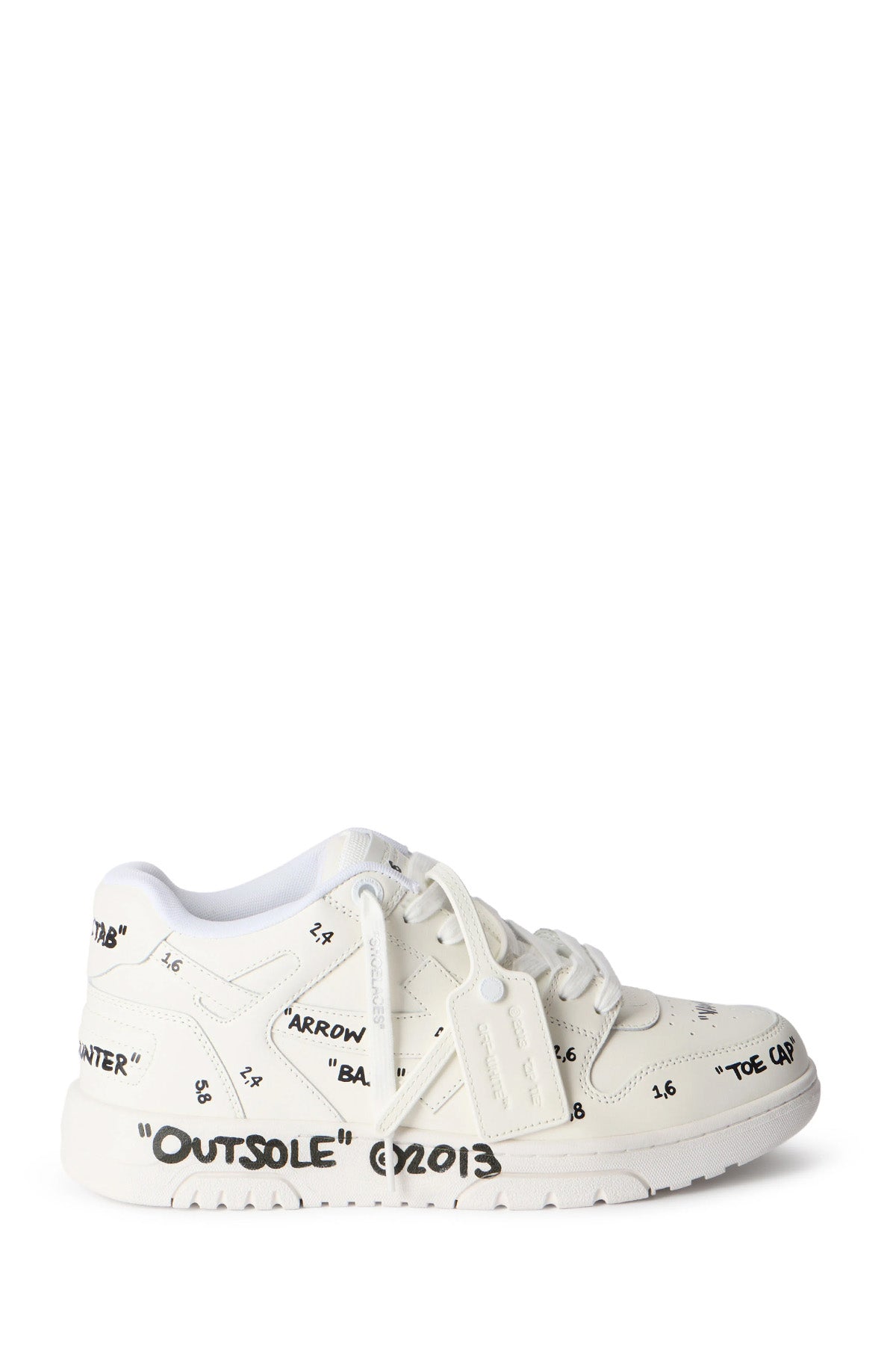 Off-White Damen Out of Office Graffiti Sneaker Weiss 0110-white Bild 1