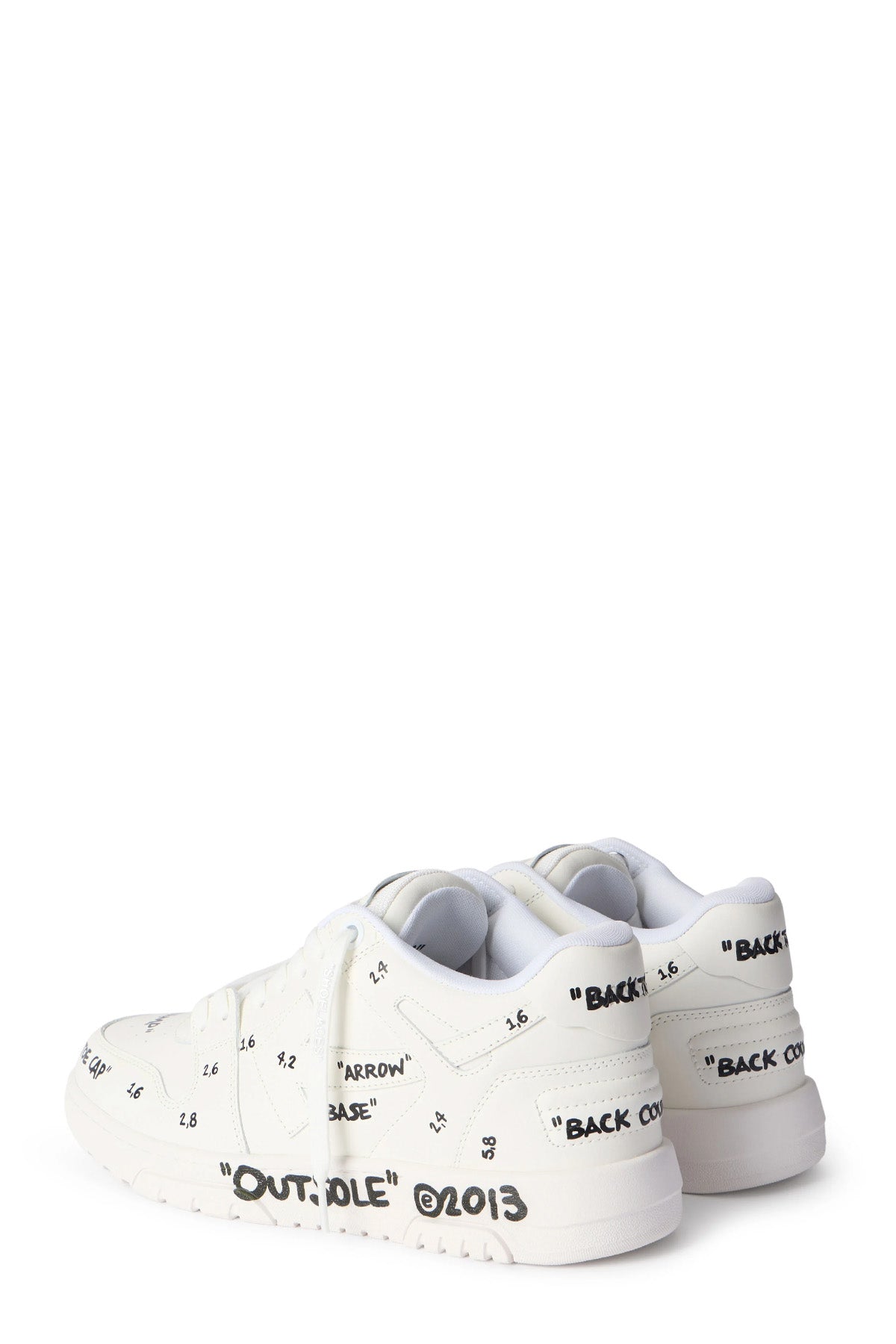 Off-White Damen Out of Office Graffiti Sneaker Weiss 0110-white Bild 3