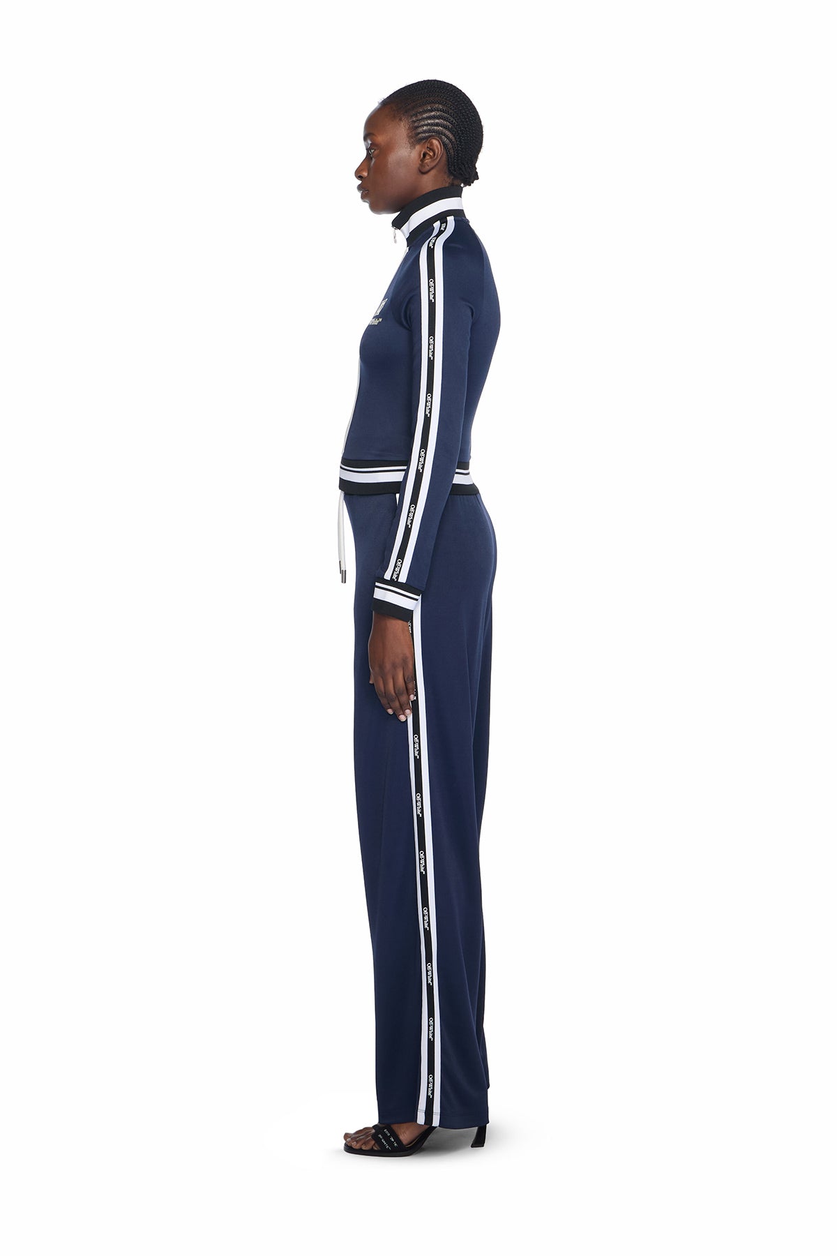 Off-White Damen Track Serena Wide Pants Jogginghose Blau 4814-blueiris Bild 3