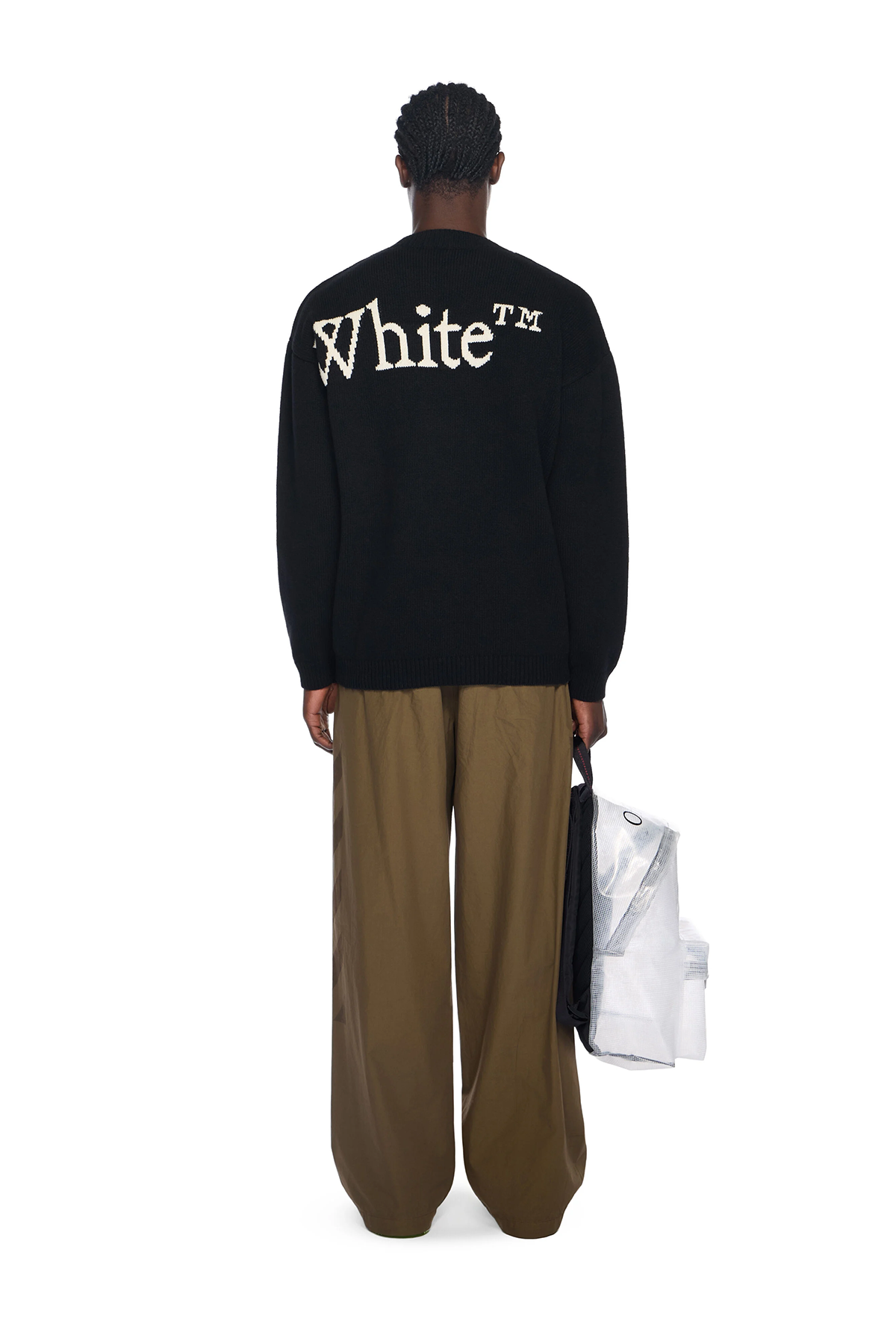 Off-White Herren Bookish Shared Crewneck Sweater Schwarz SCHWARZ Bild 3
