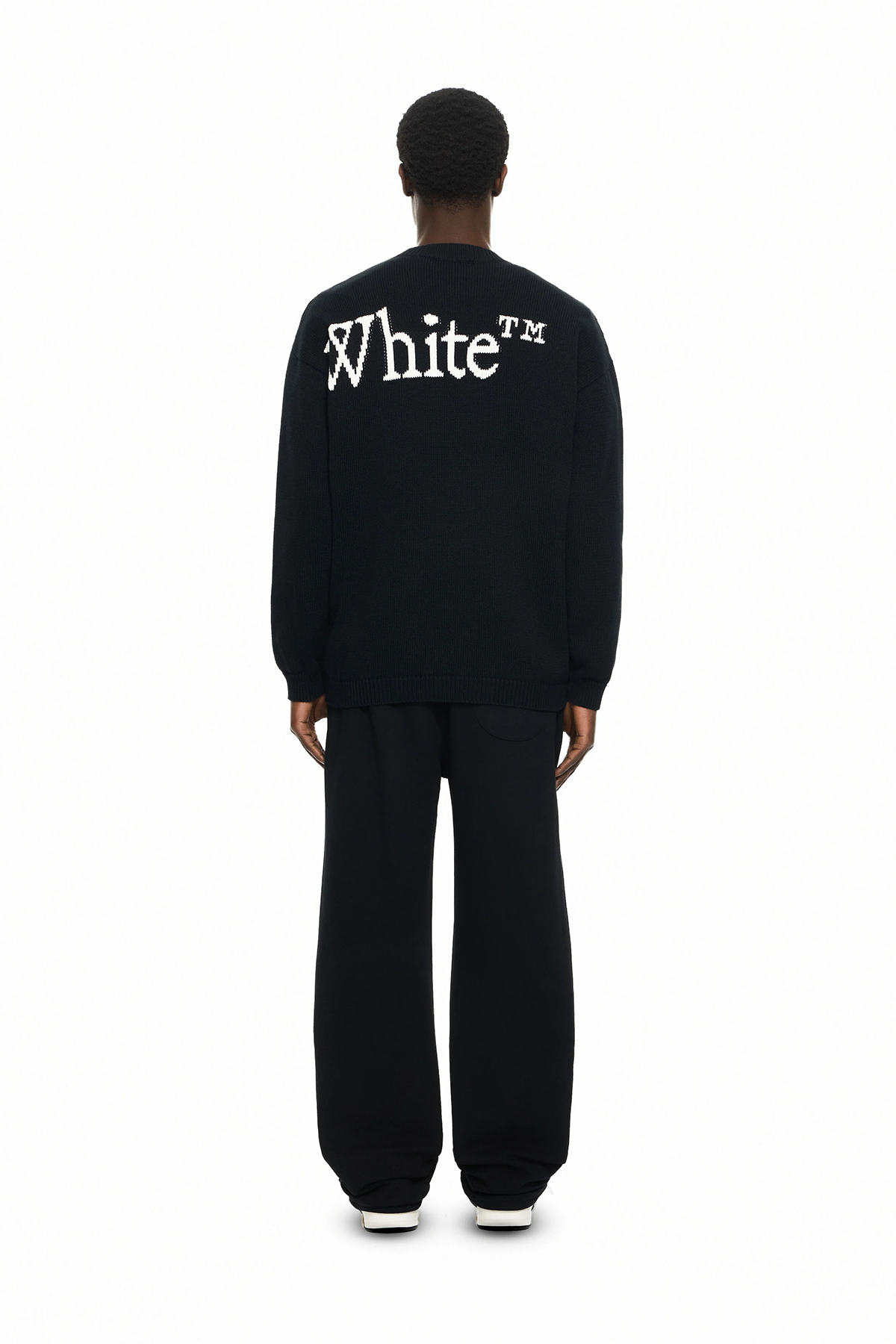 Off-White Herren Bookish Shared Crewneck Sweater Schwarz SCHWARZ Bild 3