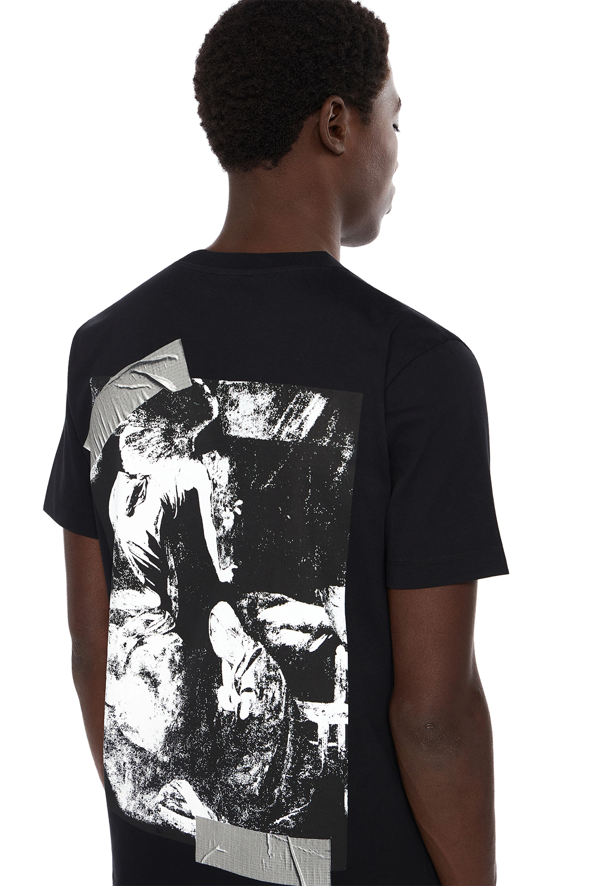 Off-White Herren Cupid Tape Slim T-Shirt Schwarz 1001-black--wh Bild 5