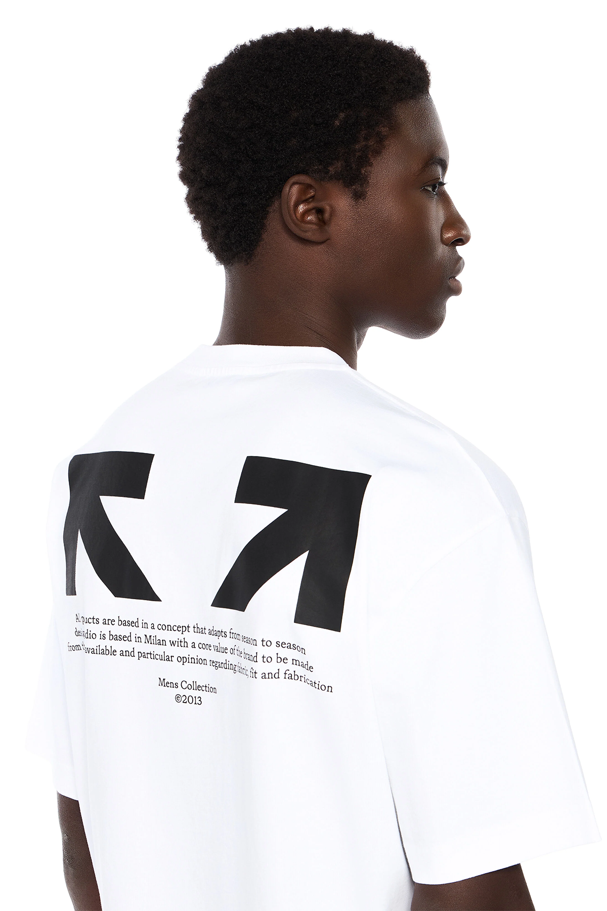 Off-White Herren Half Arrow Skate T-Shirt Weiss 0110-white Bild 5