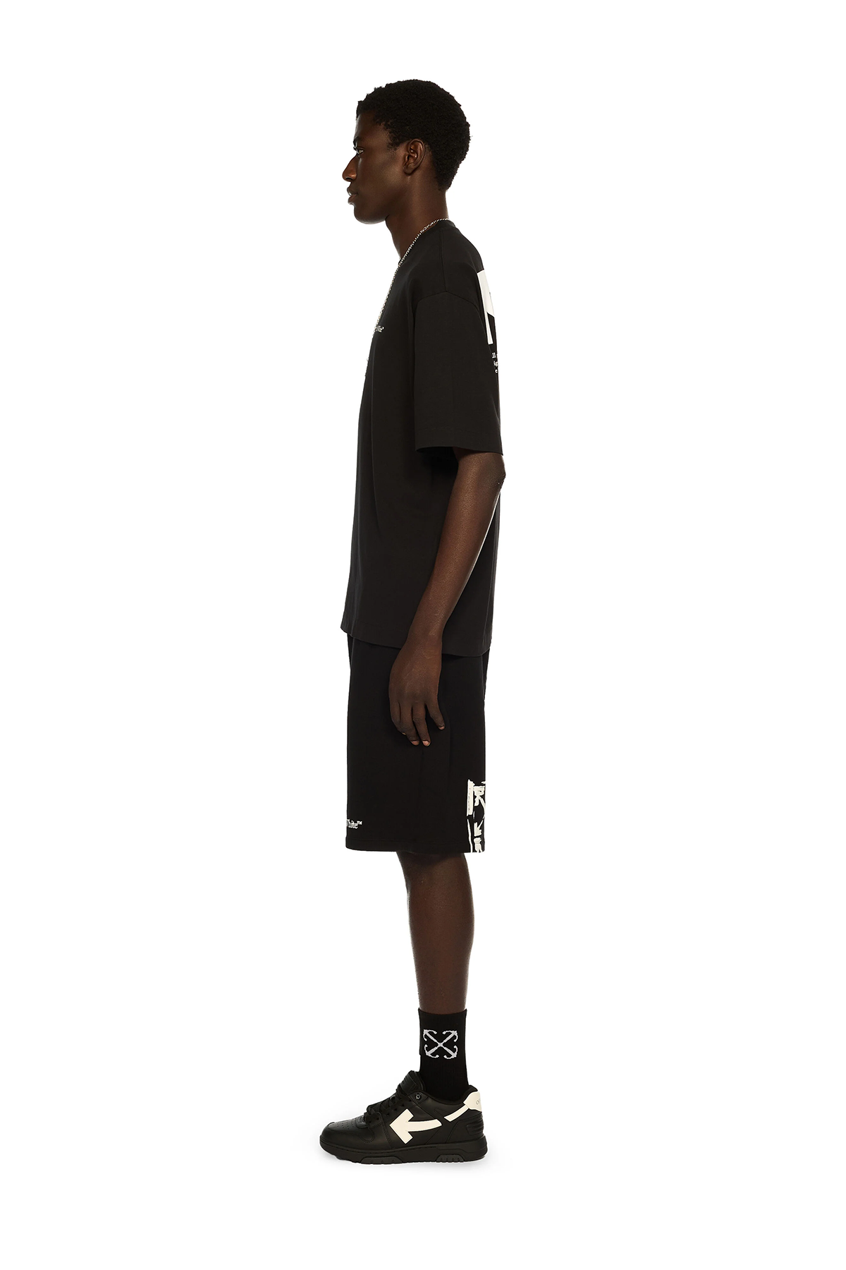 Off-White Herren Half Arrow Skate T-Shirt Schwarz 1001-black--wh Bild 3
