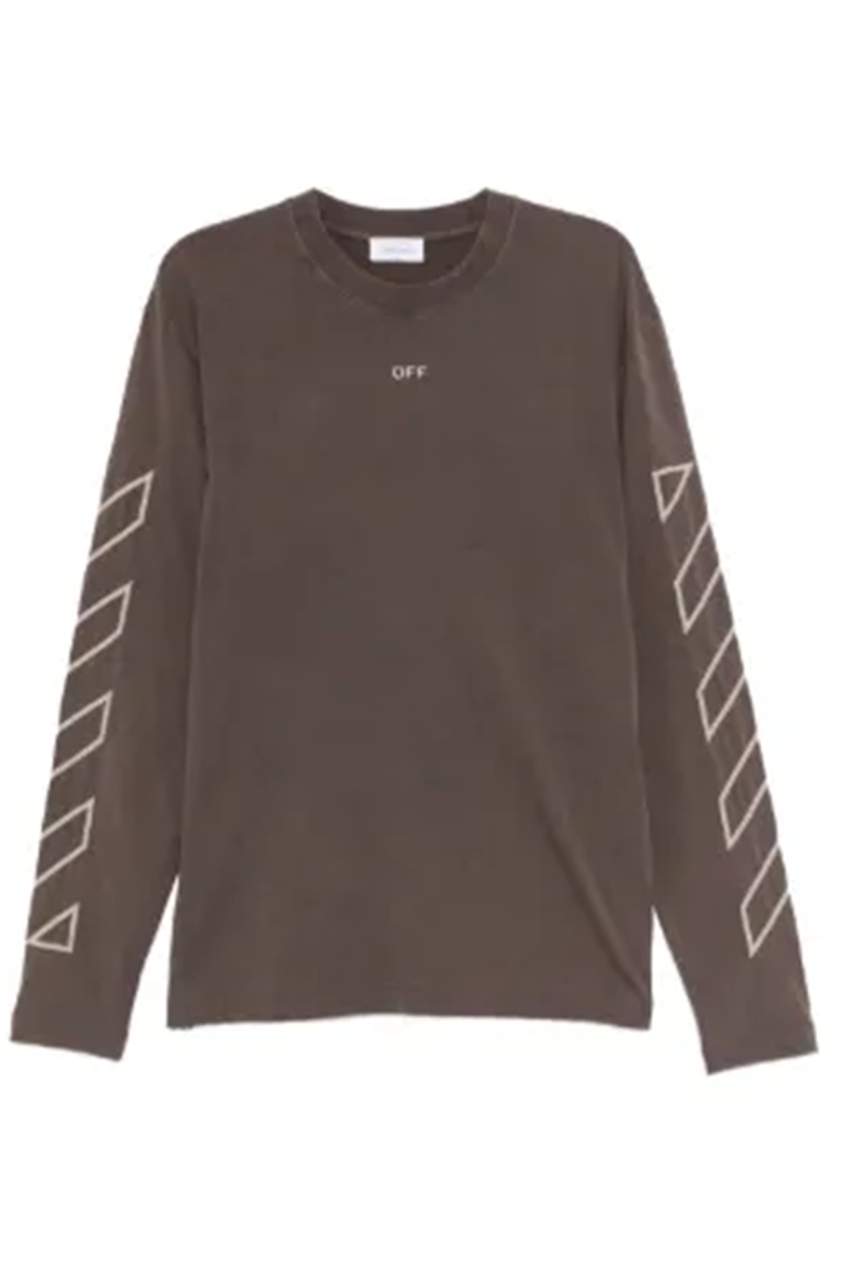 Off-White Herren Martyrdom Arrow Skate Langarmshirt Braun TAUPE Bild 1
