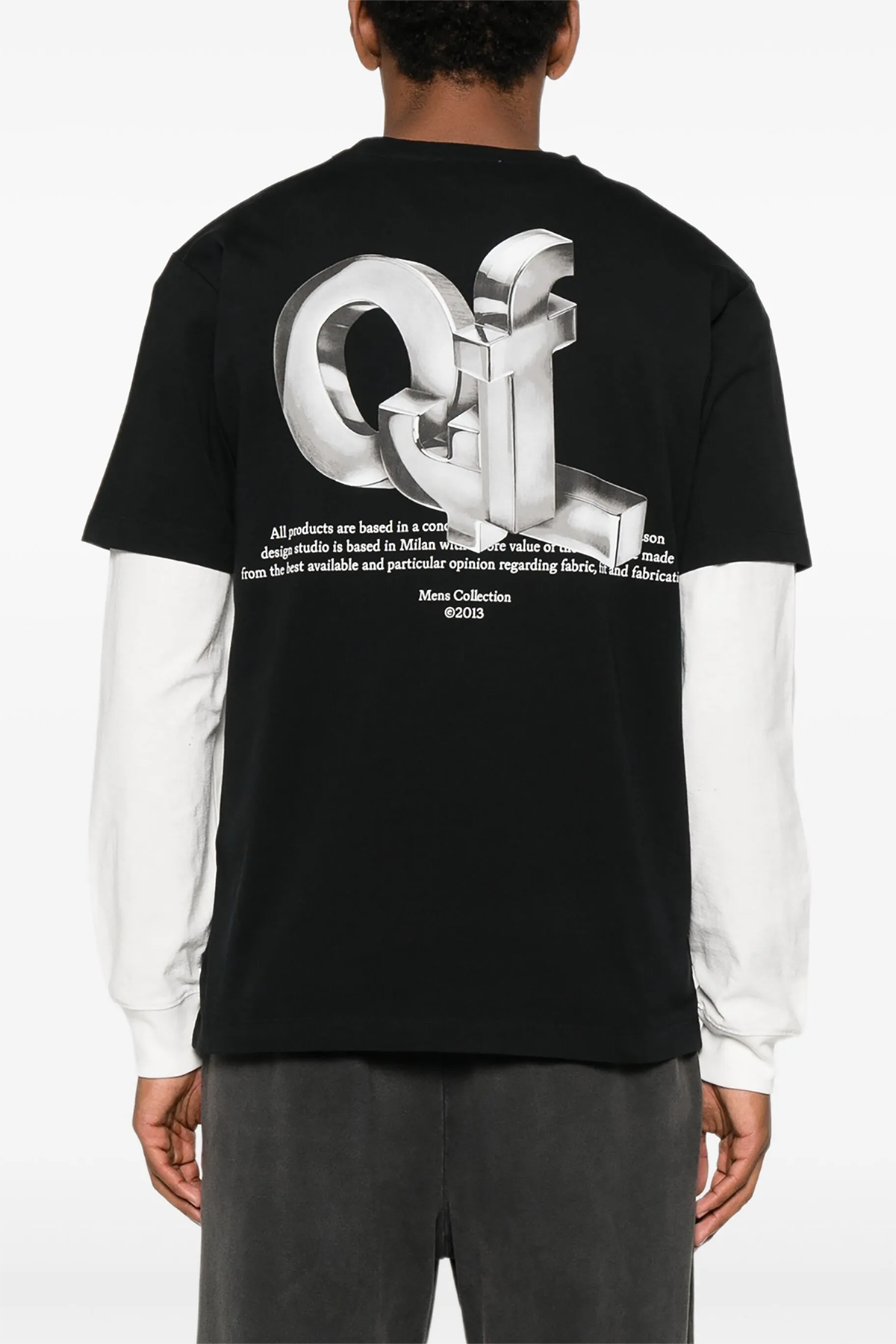 Off-White Herren Metal Off Slim T-Shirt Schwarz 1072-black-si Bild 3