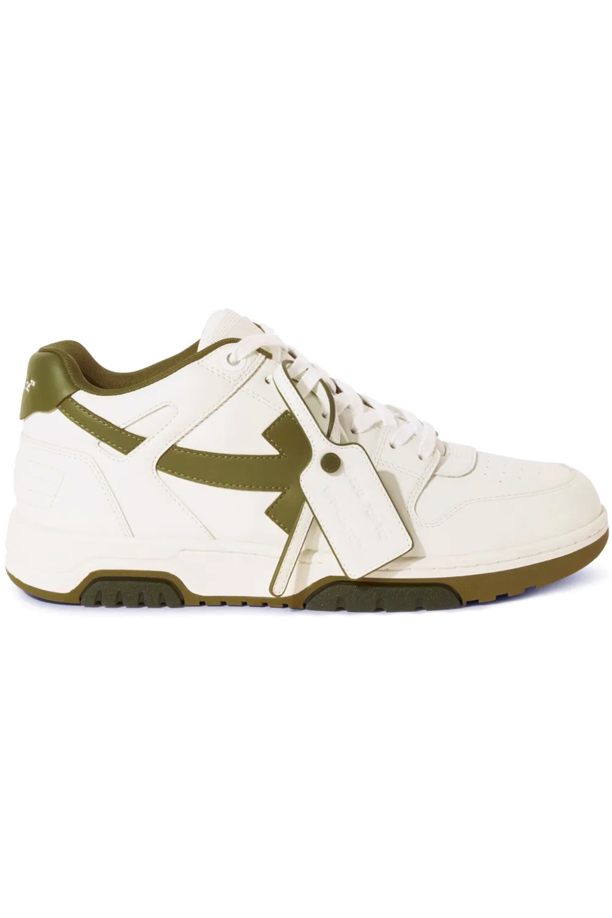 Off-White Herren Out of Office Sneaker White/Kaki WEISS Bild 1