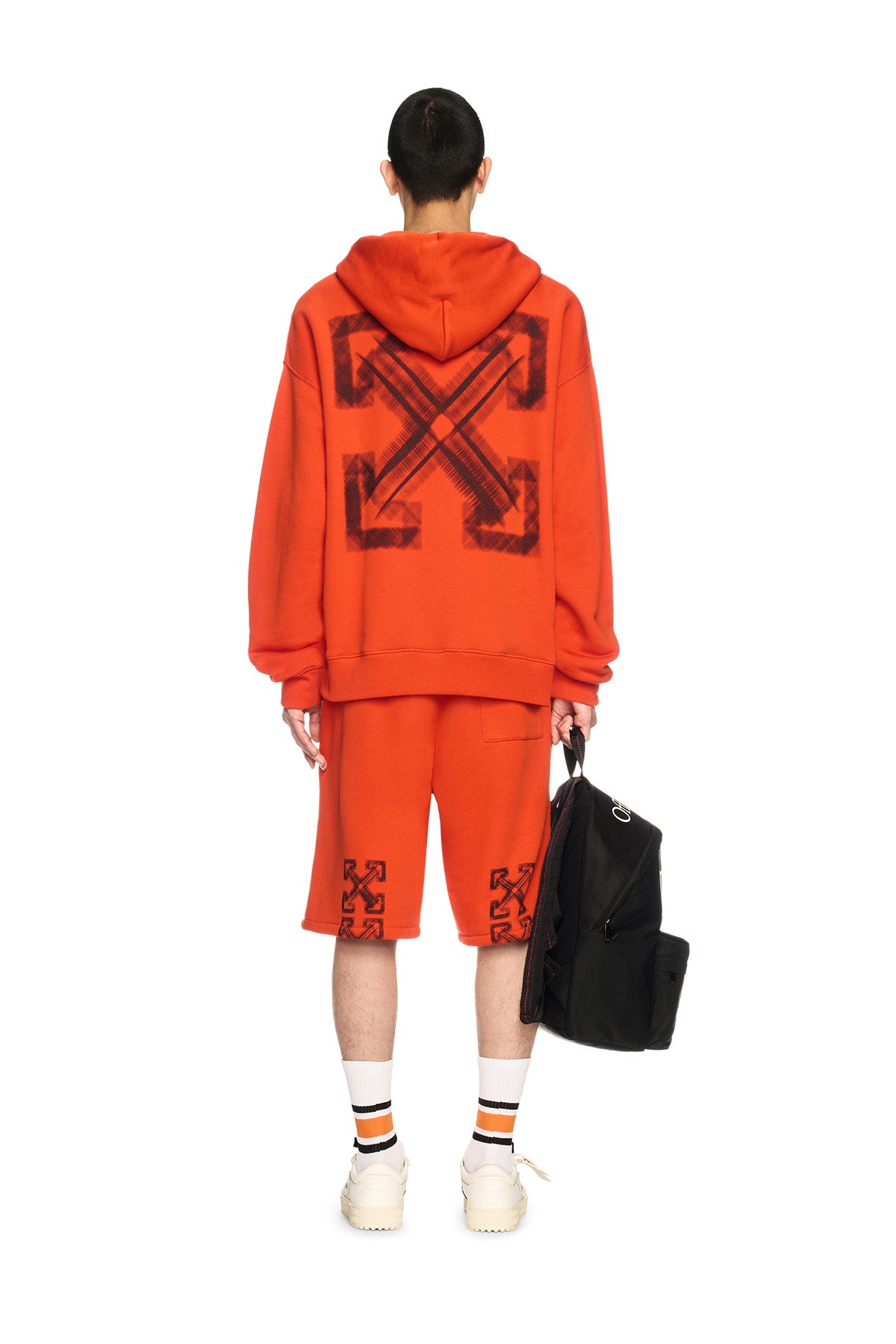 Off-White Herren Vibe Hoodie Spicy Orange ORANGE Bild 3