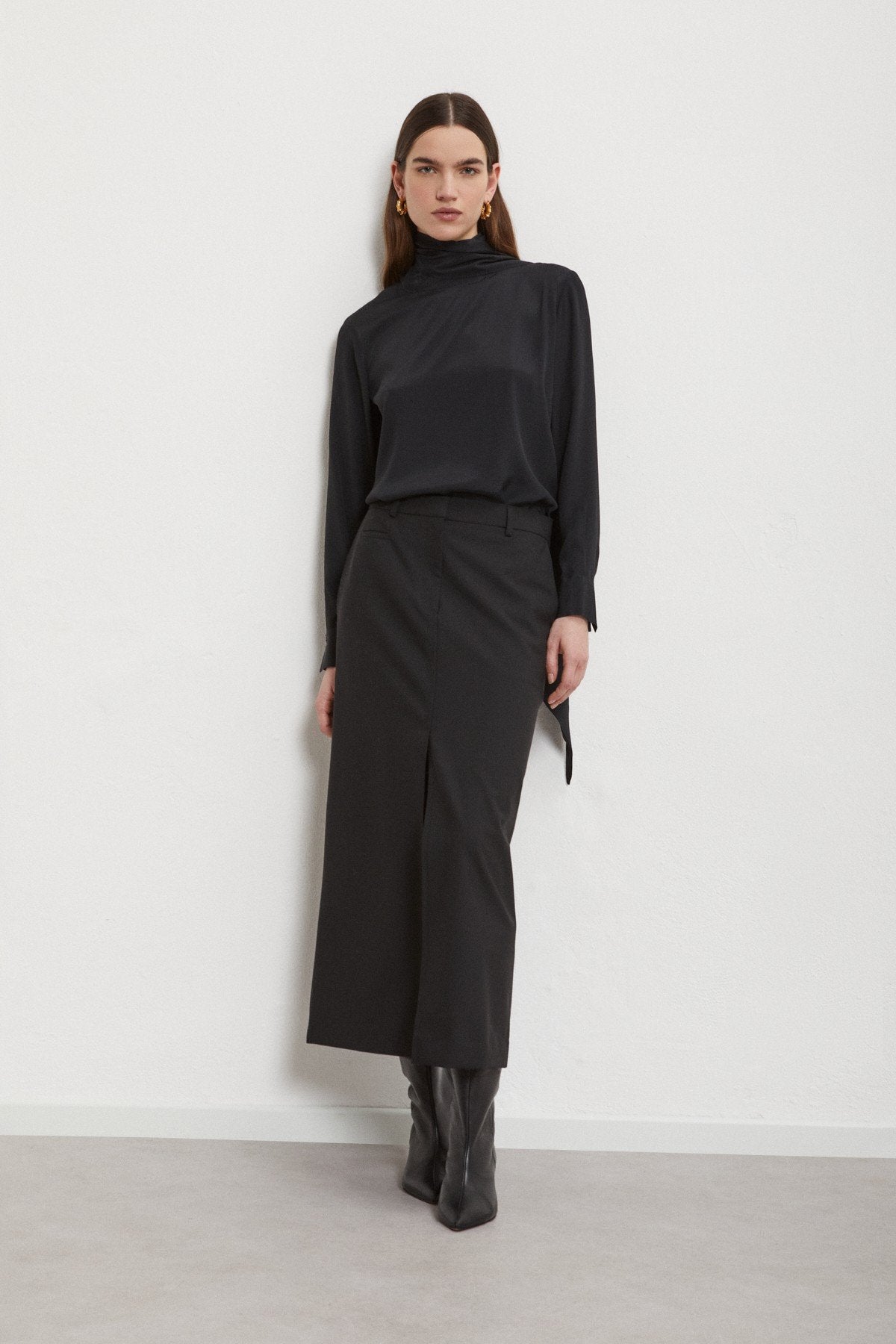 OttodAme Damen Rock Schwarz SCHWARZ Bild 2