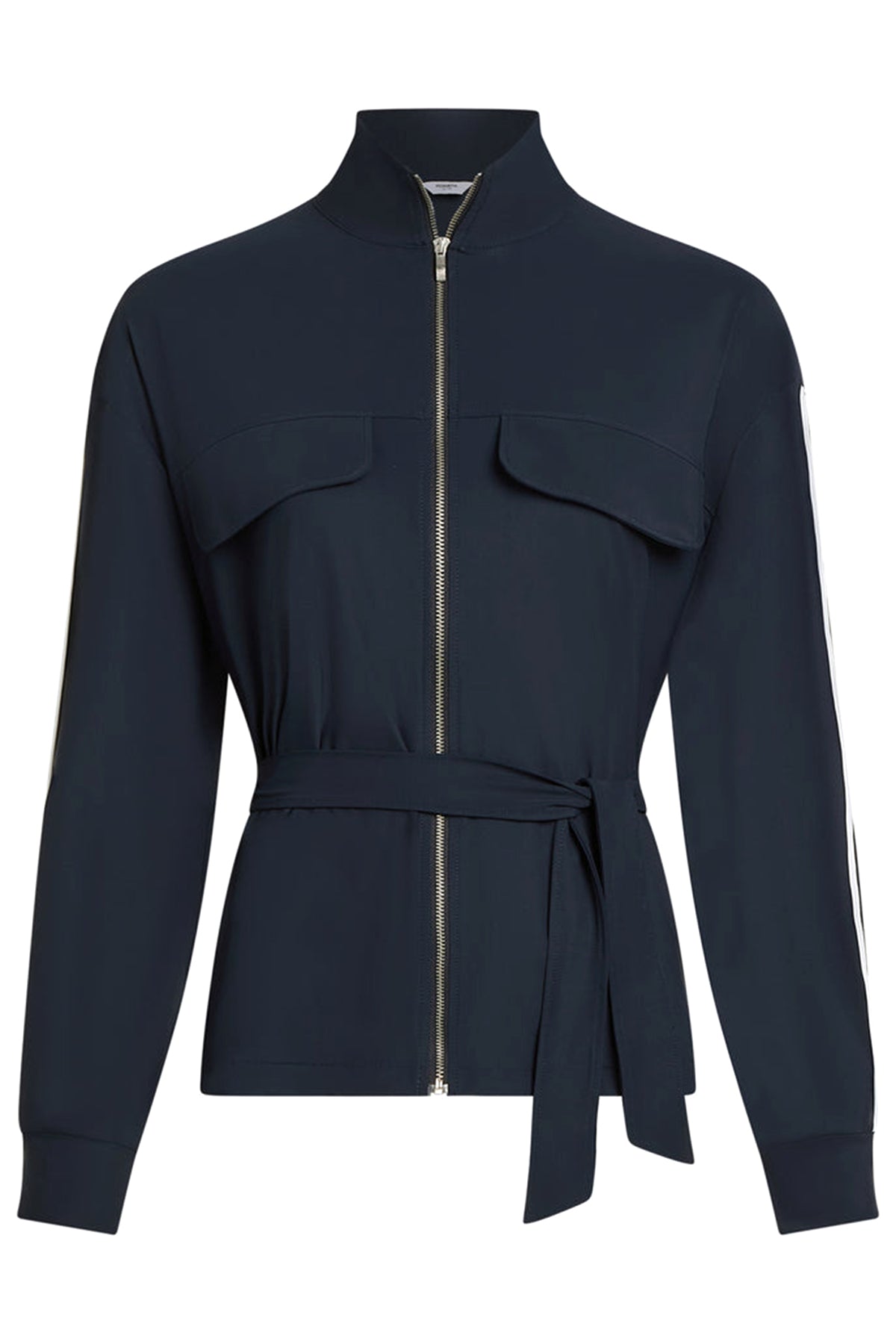 Penn & Ink N.Y Damen Jacke mit Streifen Night/White MARINE-BLAU Bild 1