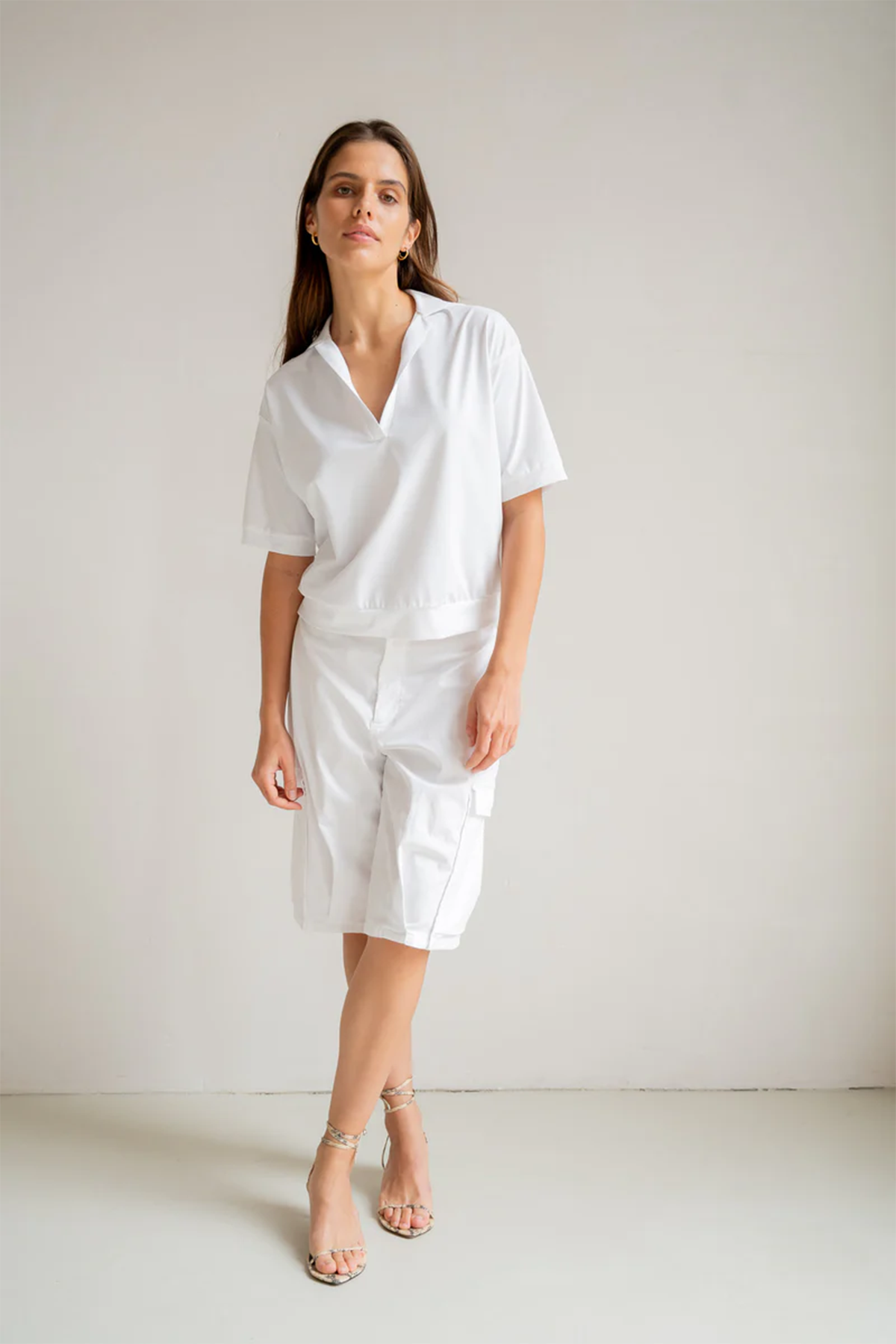 Penn & Ink N.Y Damen Shirt Weiss WEISS Bild 3