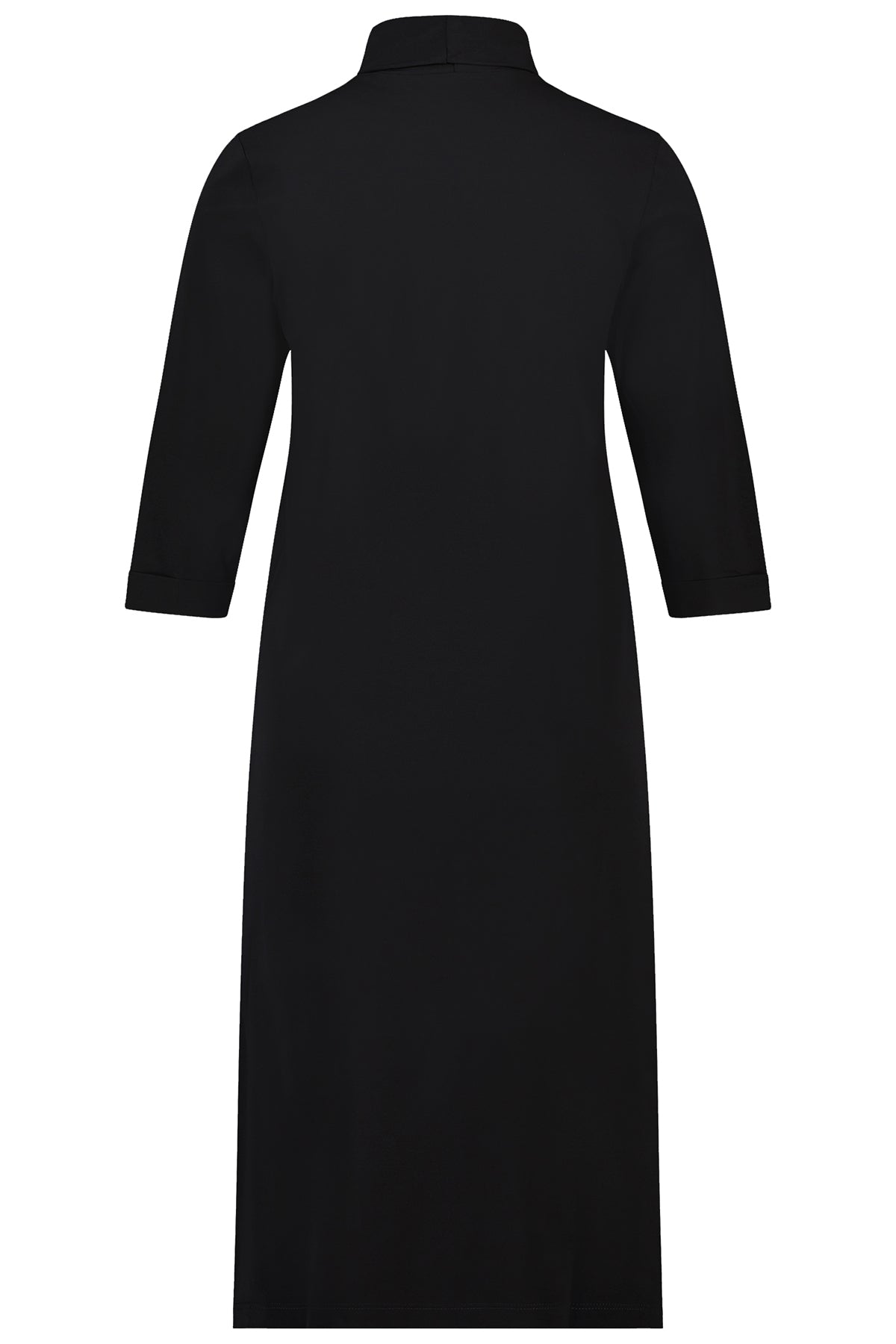 Penn & Ink N.Y Damen Stretchkleid mit Turtleneck Bess Schwarz 90 black Bild 2