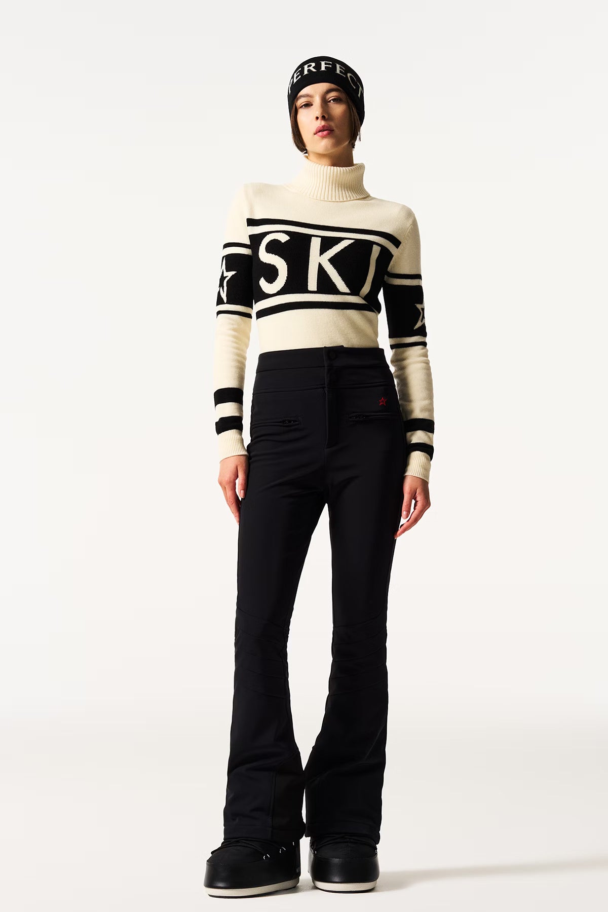 Perfect Moment Damen Skihose Aurora High Waist Schwarz pm black Bild 2