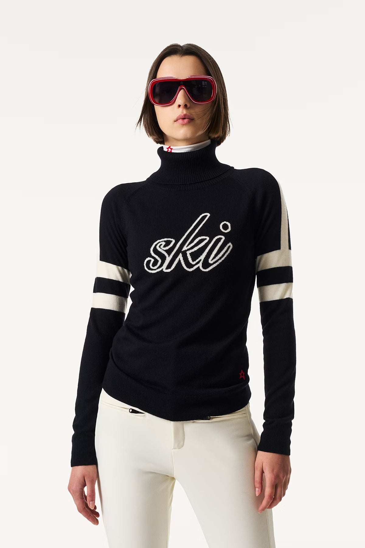 Perfect Moment Damen Strickpullover Neve Navy NAVY Bild 3