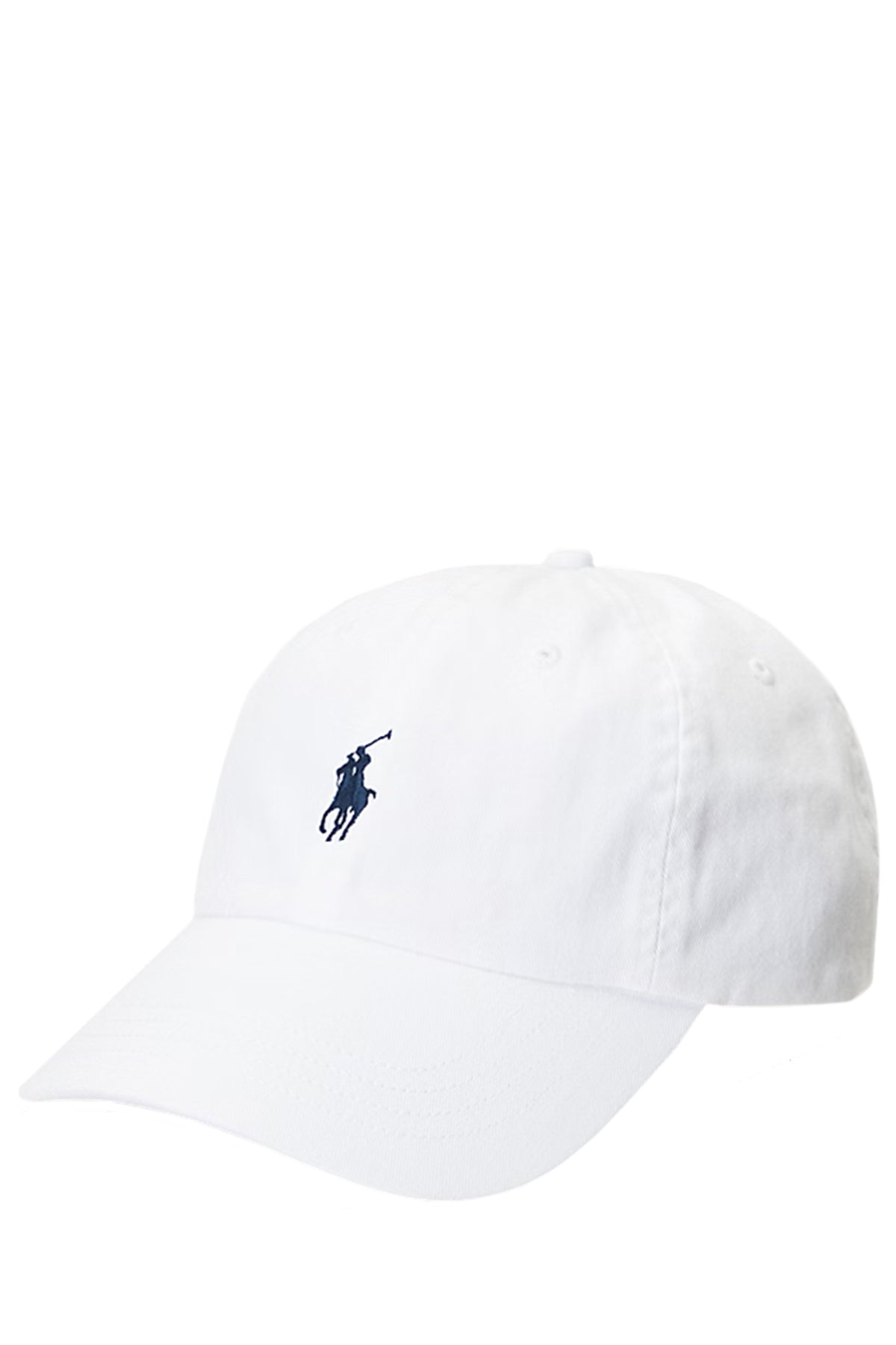 Polo Ralph Lauren Herren Baseballkappe aus Baumwollchino Weiss WHITE/ NEWPORT NAVY Bild 1