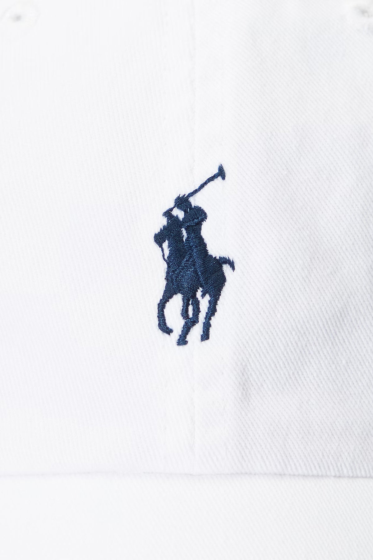Polo Ralph Lauren Herren Baseballkappe aus Baumwollchino Weiss WHITE/ NEWPORT NAVY Bild 2