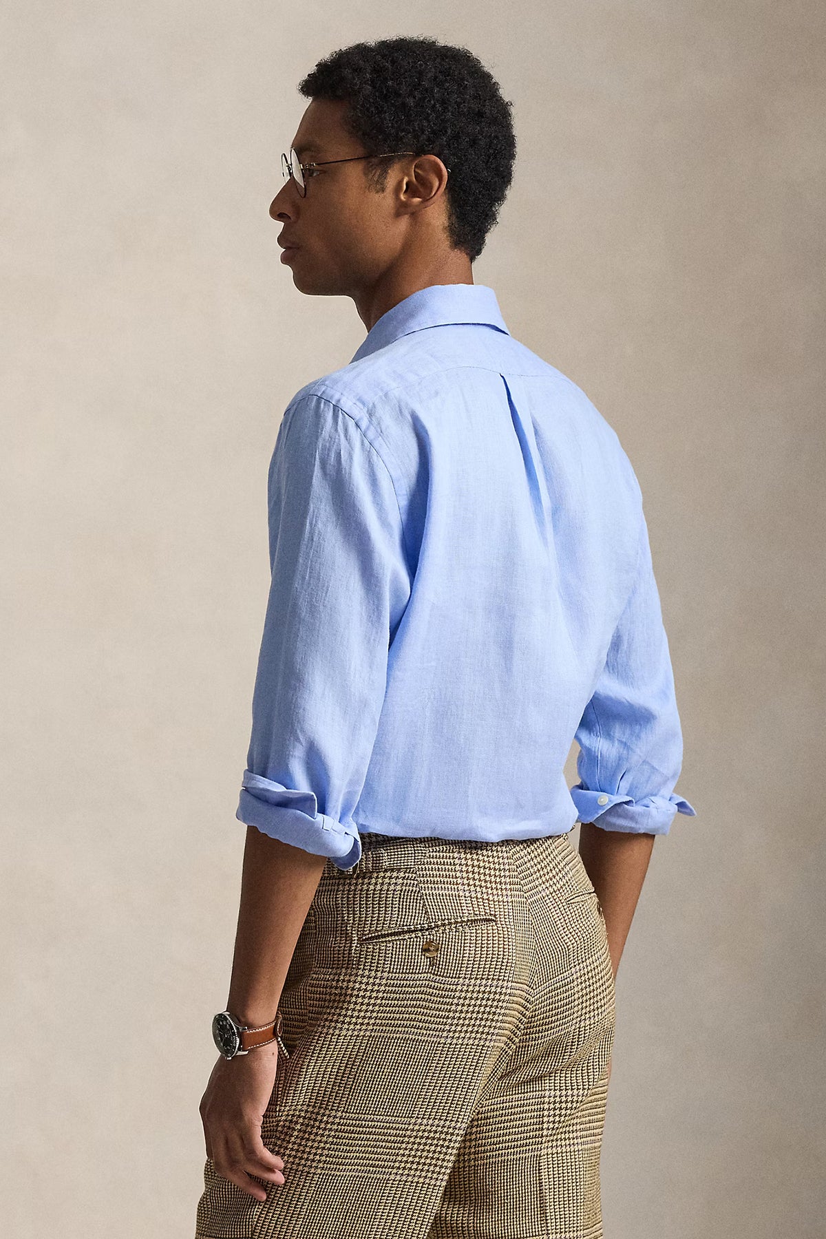 Polo Ralph Lauren Herren Custom-Fit Leinenhemd Austin Blue AUSTIN BLUE Bild 3