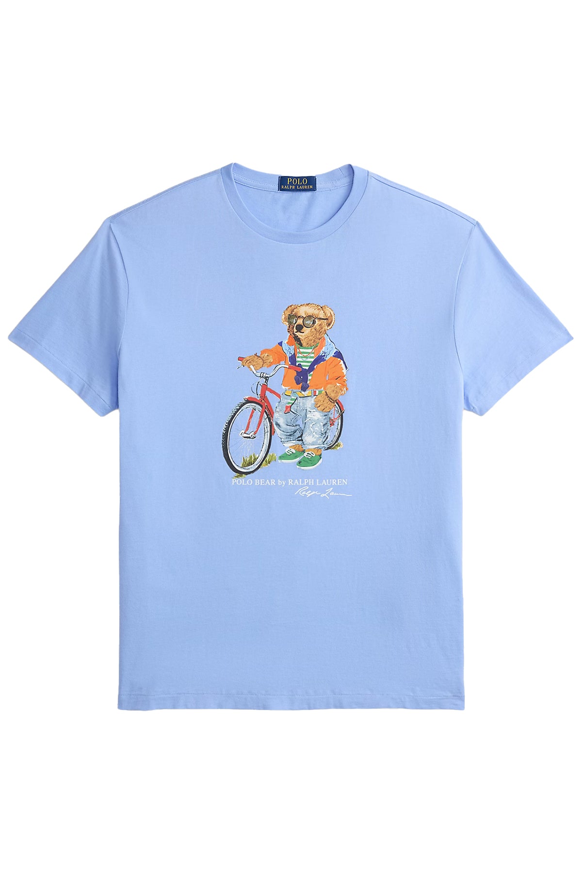 Polo Ralph Lauren Herren Custom-Fit T-Shirt mit Polo Bear Austin Blue AUSTIN BLUE- SUMMER BEAR Bild 1