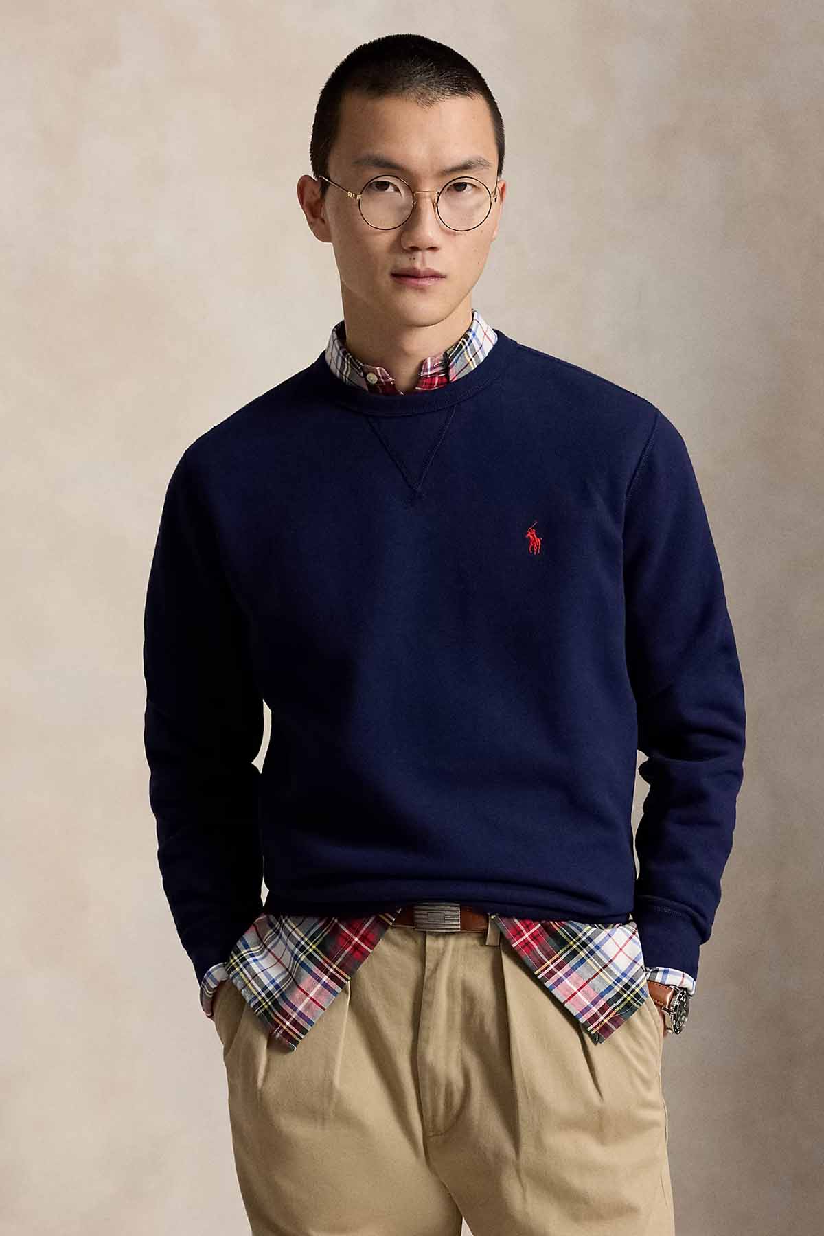 Polo Ralph Lauren Herren Fleece-Sweatshirt Cruise Navy MARINE-BLAU Bild 2
