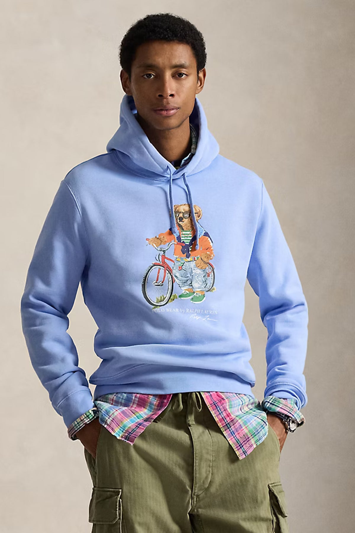 Polo Ralph Lauren Herren Hoodie mit Polo Bear Austin Blue AUSTIN BLUE- SUMMER BEAR Bild 2