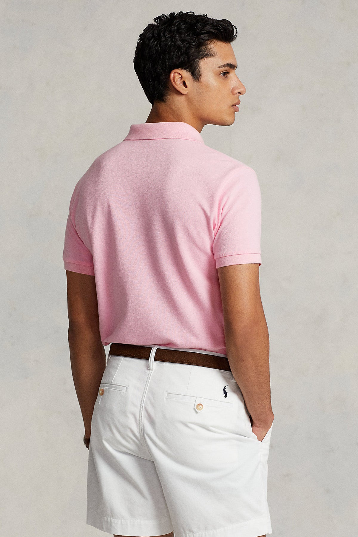 Polo Ralph Lauren Herren Piqué-Poloshirt Carmel Rosa PINK Bild 3