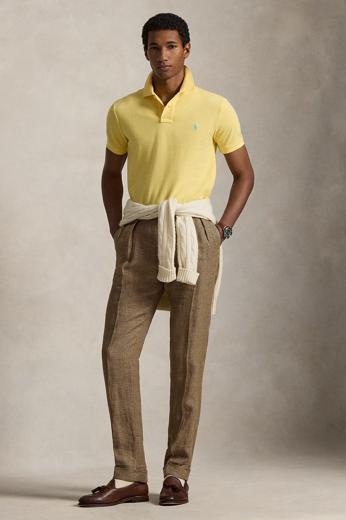 Polo Ralph Lauren Herren Piqué-Poloshirt Corn Yellow CORN YELLOW/C6103 Bild 2