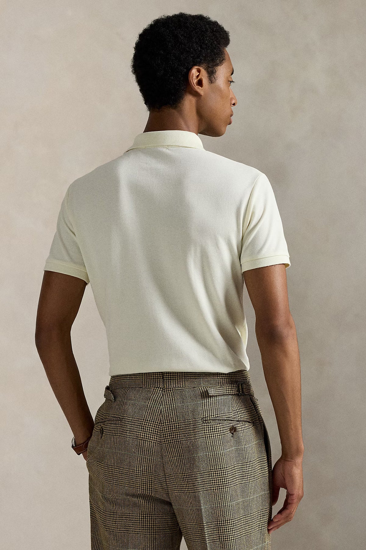 Polo Ralph Lauren Herren Piqué-Poloshirt Parchment Cream PARCHMENT CREAM/C8634 Bild 3