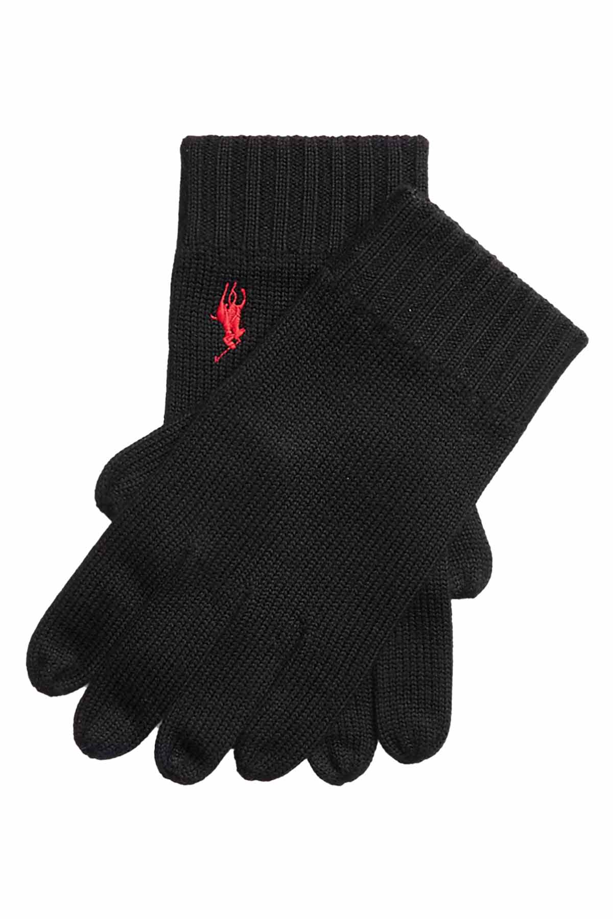 Polo Ralph Lauren Herren Strickhandschuhe Schwarz SCHWARZ Bild 1