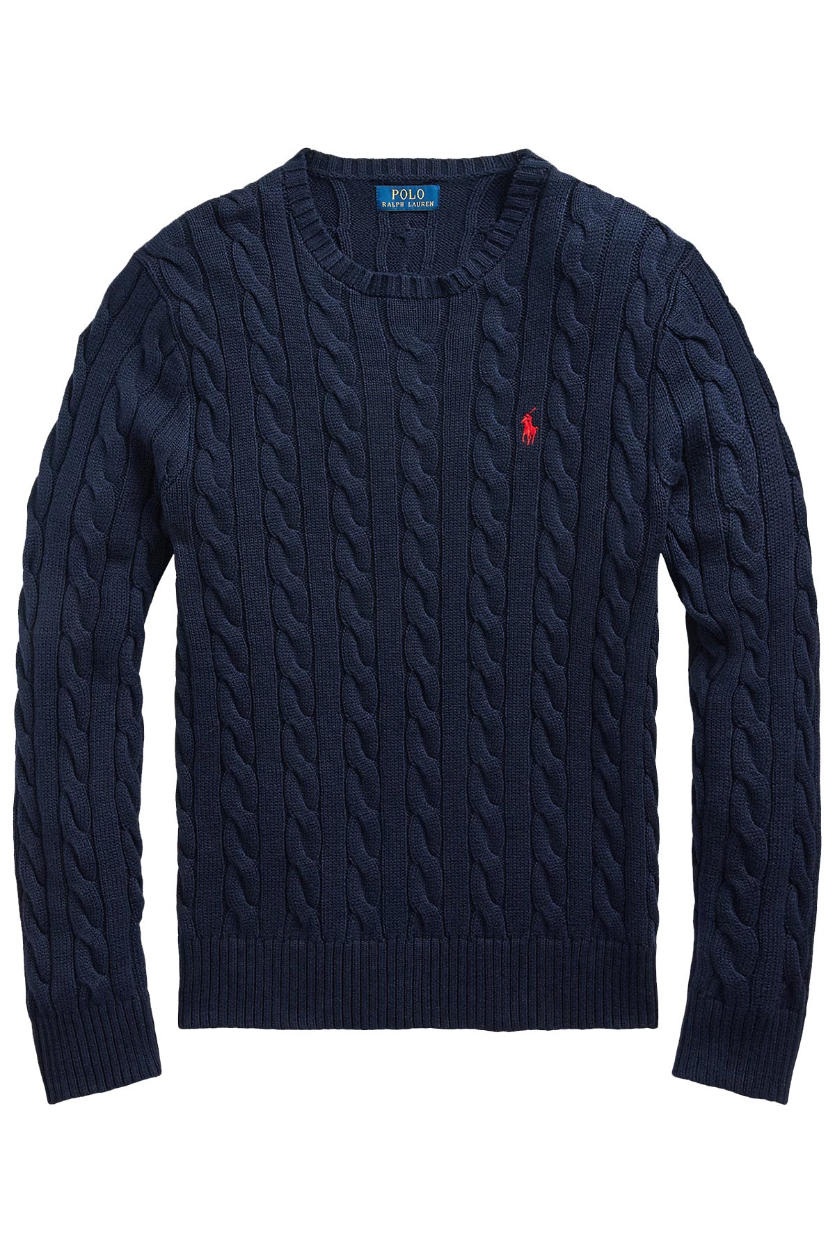 Polo Ralph Lauren Herren Strickpullover mit Zopfmuster Hunter Navy HUNTER NAVY Bild 1