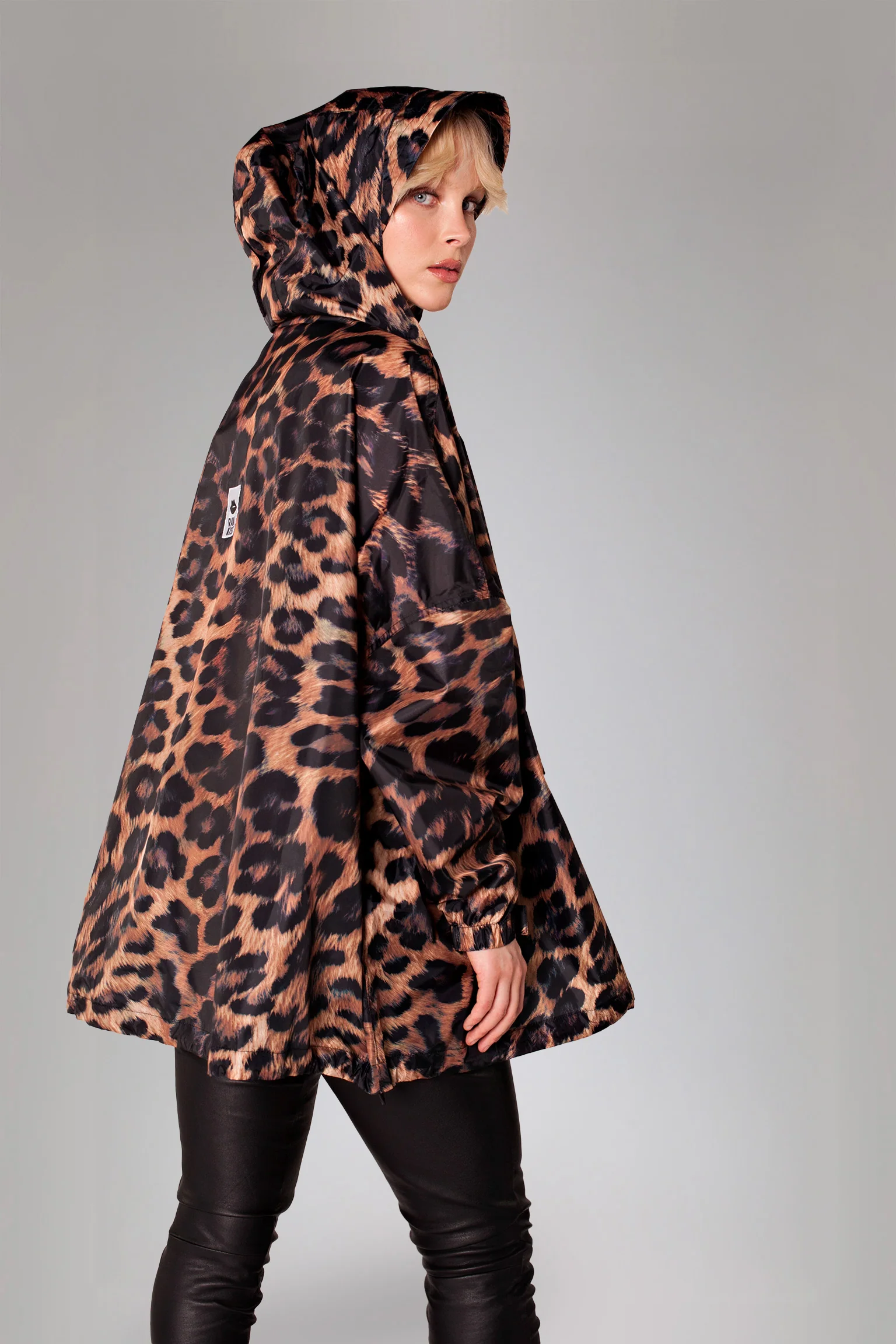 Rainkiss Unisex Anorak Dark Leopard Braun BRAUN Bild 5