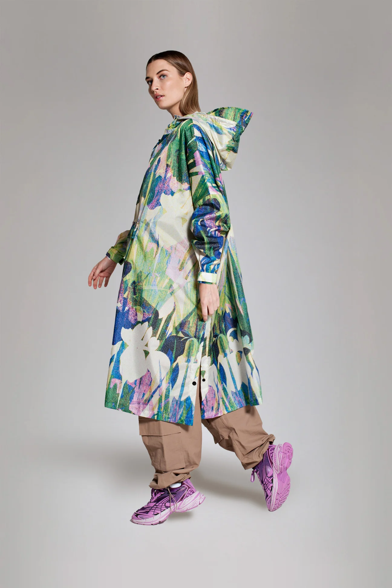 Rainkiss Unisex Regenponcho Lily Grün GRÜN Bild 1